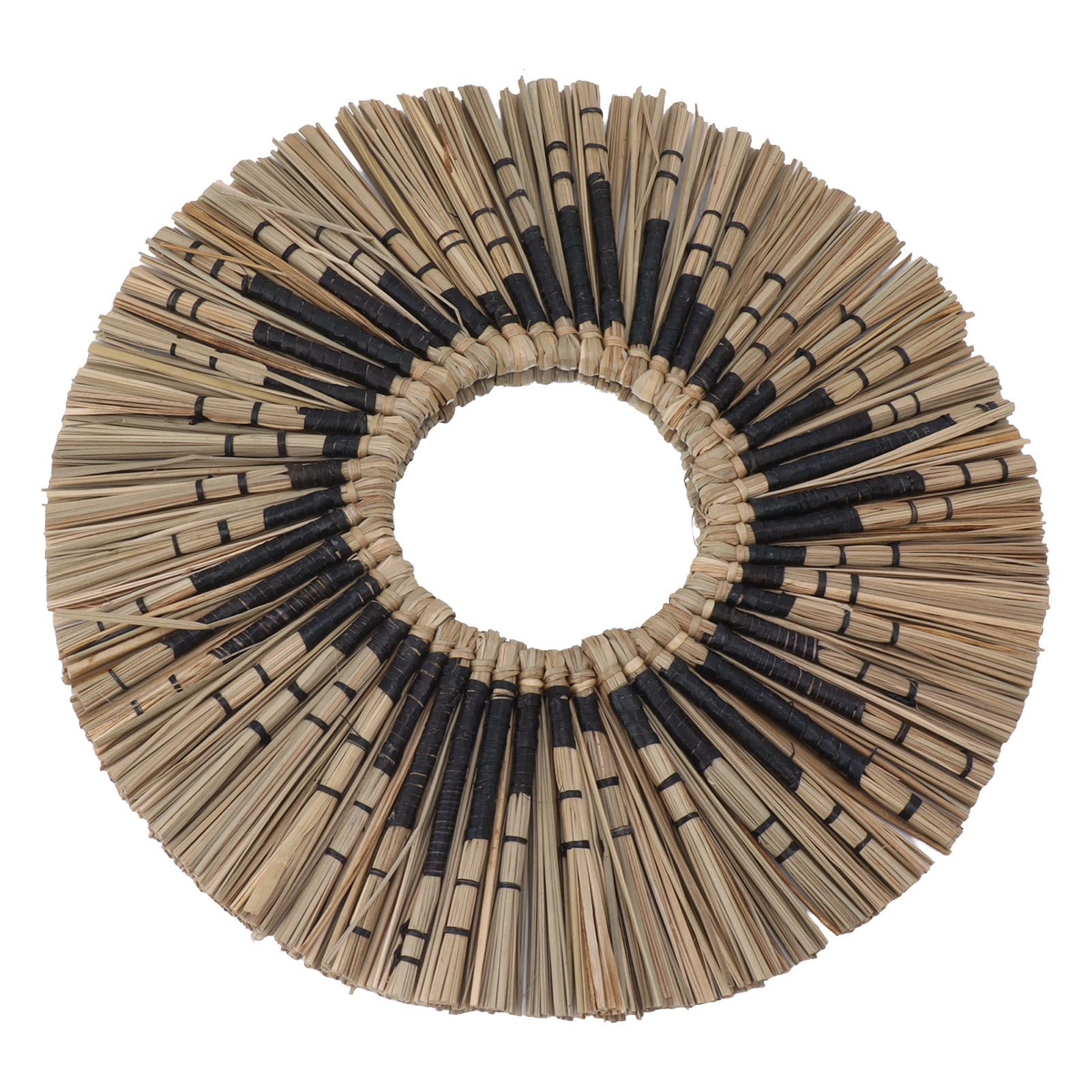 Seagrass Wall Mirror Hand Woven Decorative Round Seagrass Hanging Mirror for view 9