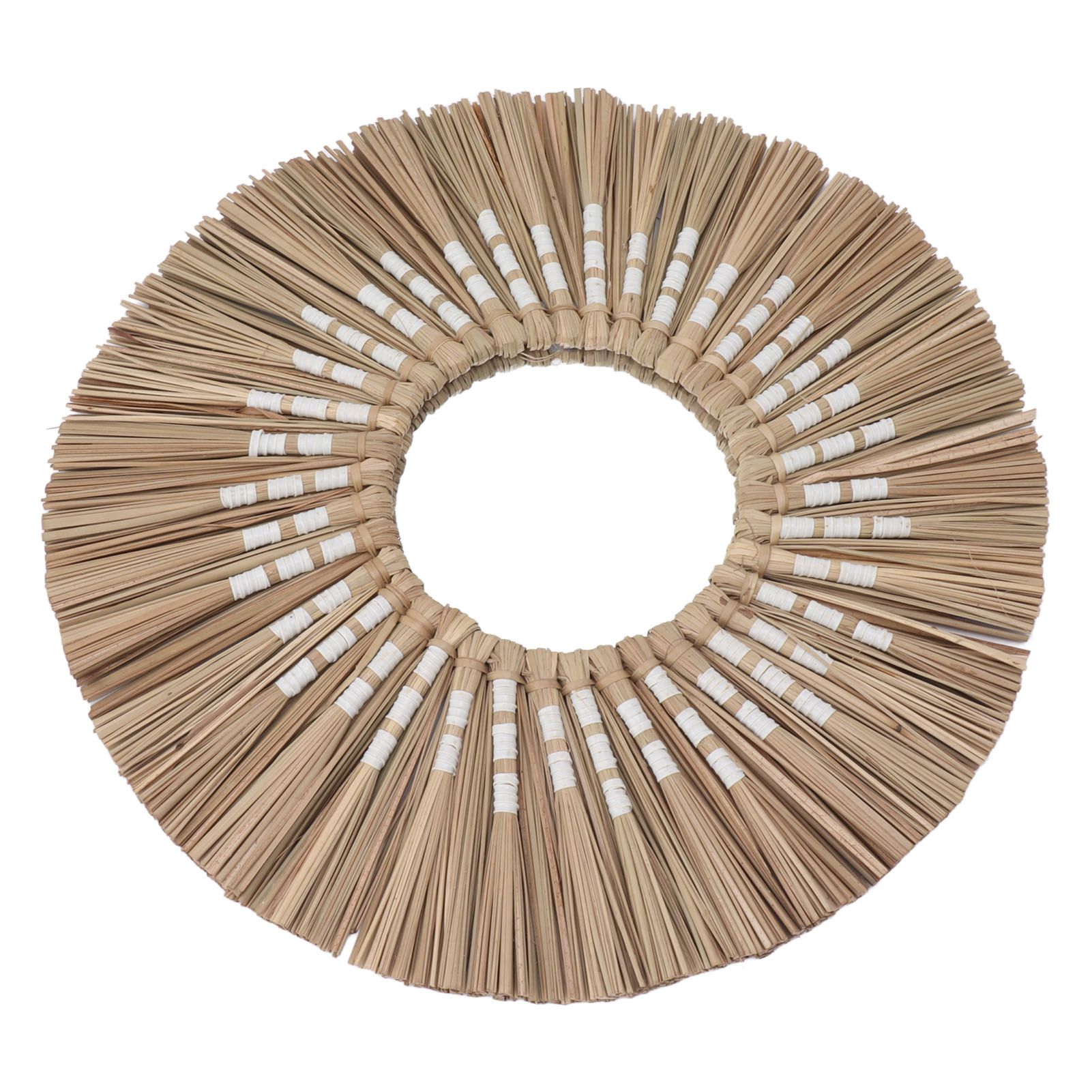 Seagrass Wall Mirror Hand Woven Decorative Round Seagrass Hanging Mirror for view 8