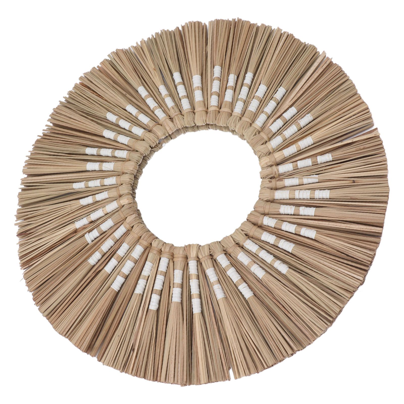 Seagrass Wall Mirror Hand Woven Decorative Round Seagrass Hanging Mirror for view 9