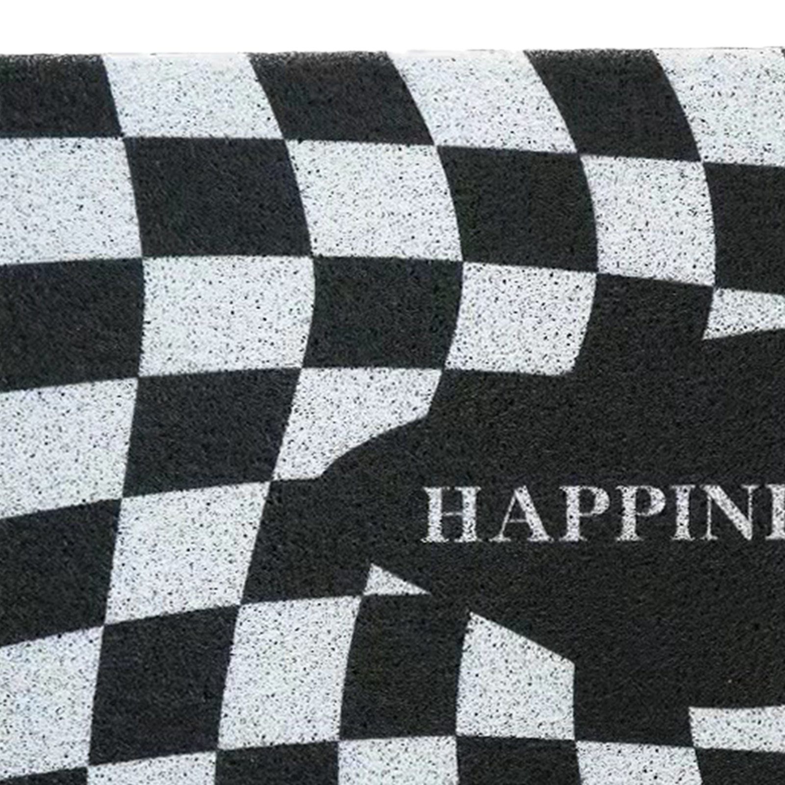 Checkerboard Kitchen Rugs Washable Hallway Entry Carpet Non Slip Entryway view 9