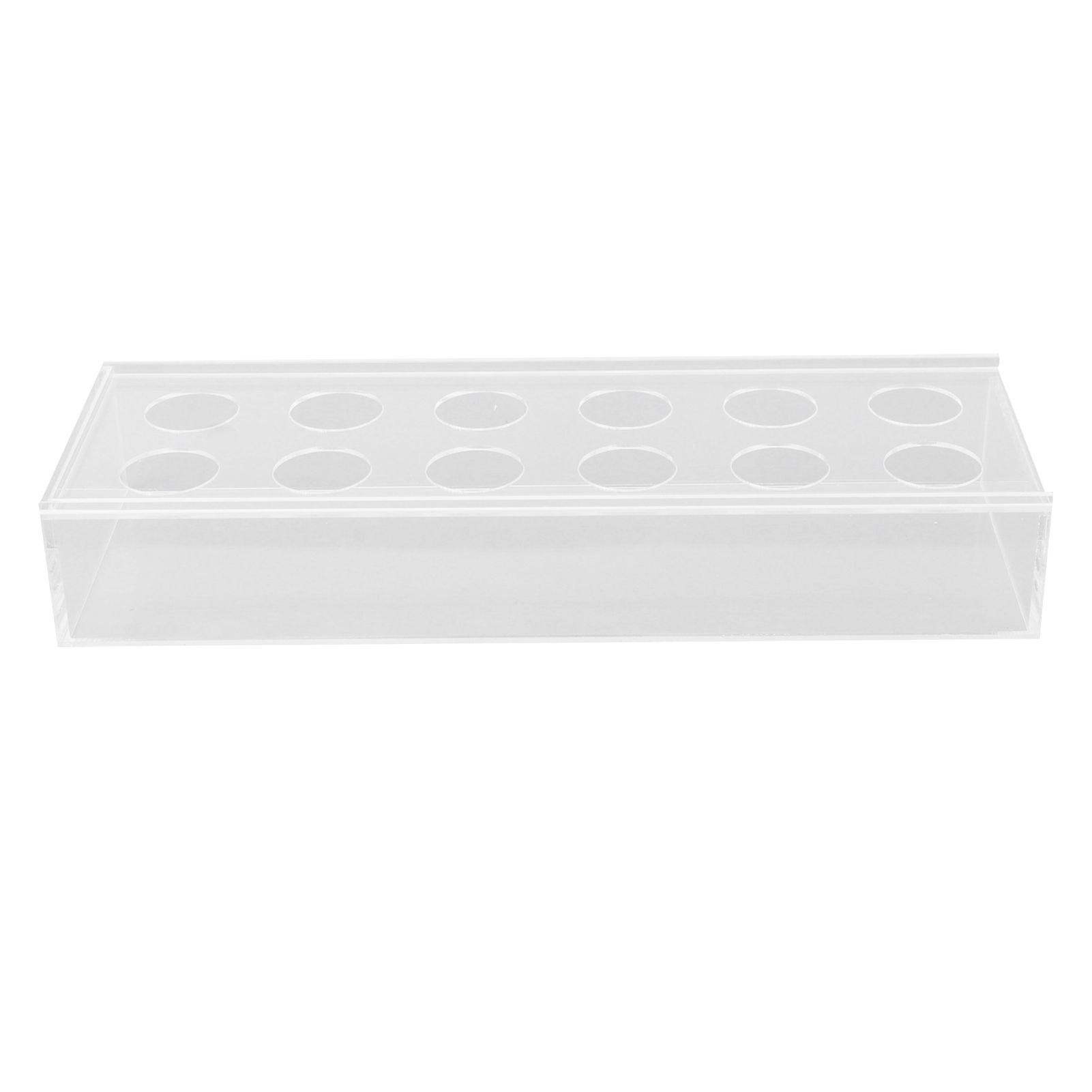 Rectangular Floral Centerpiece Clear Acrylic Flower Vase for Dining Table view 2