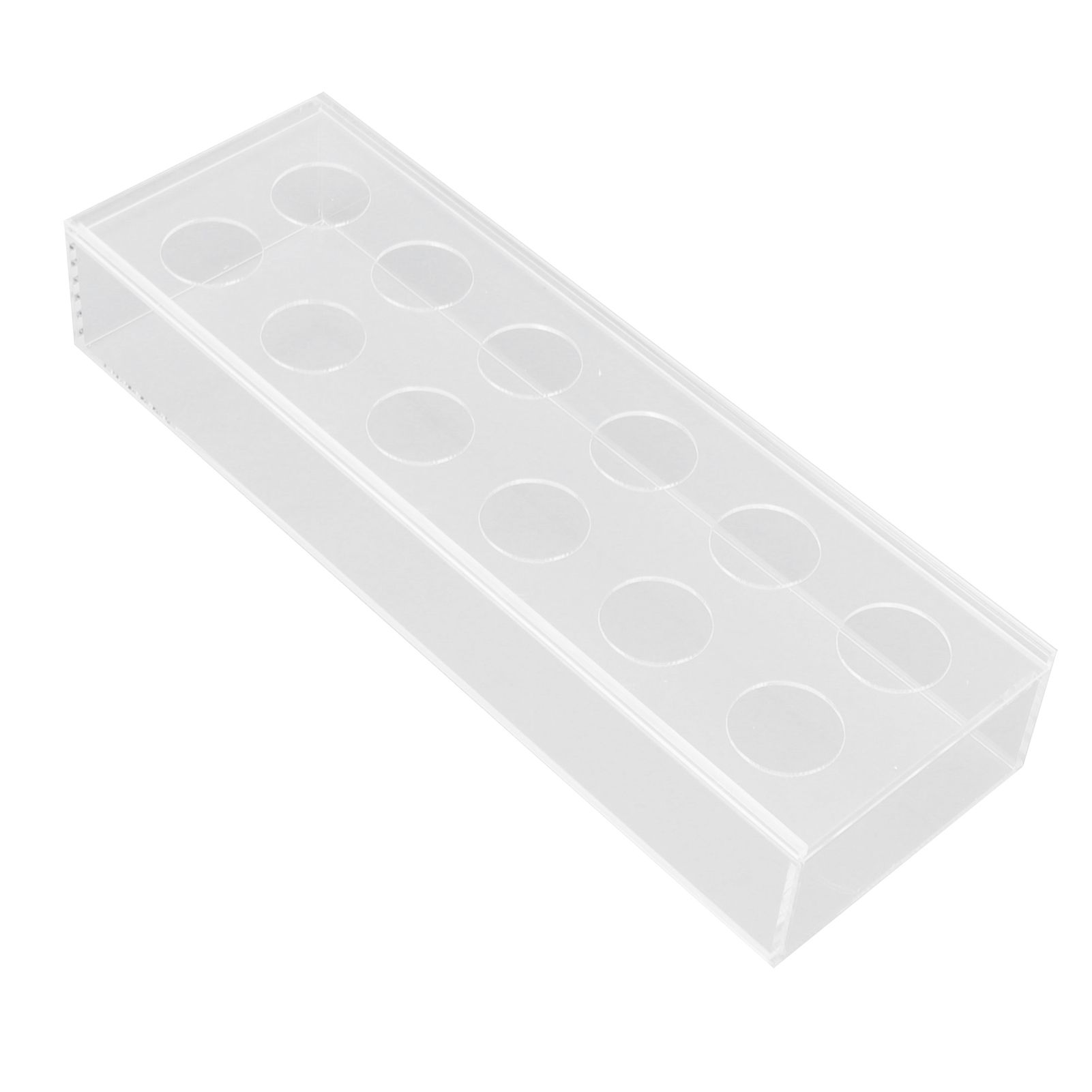 Rectangular Floral Centerpiece Clear Acrylic Flower Vase for Dining Table view 3