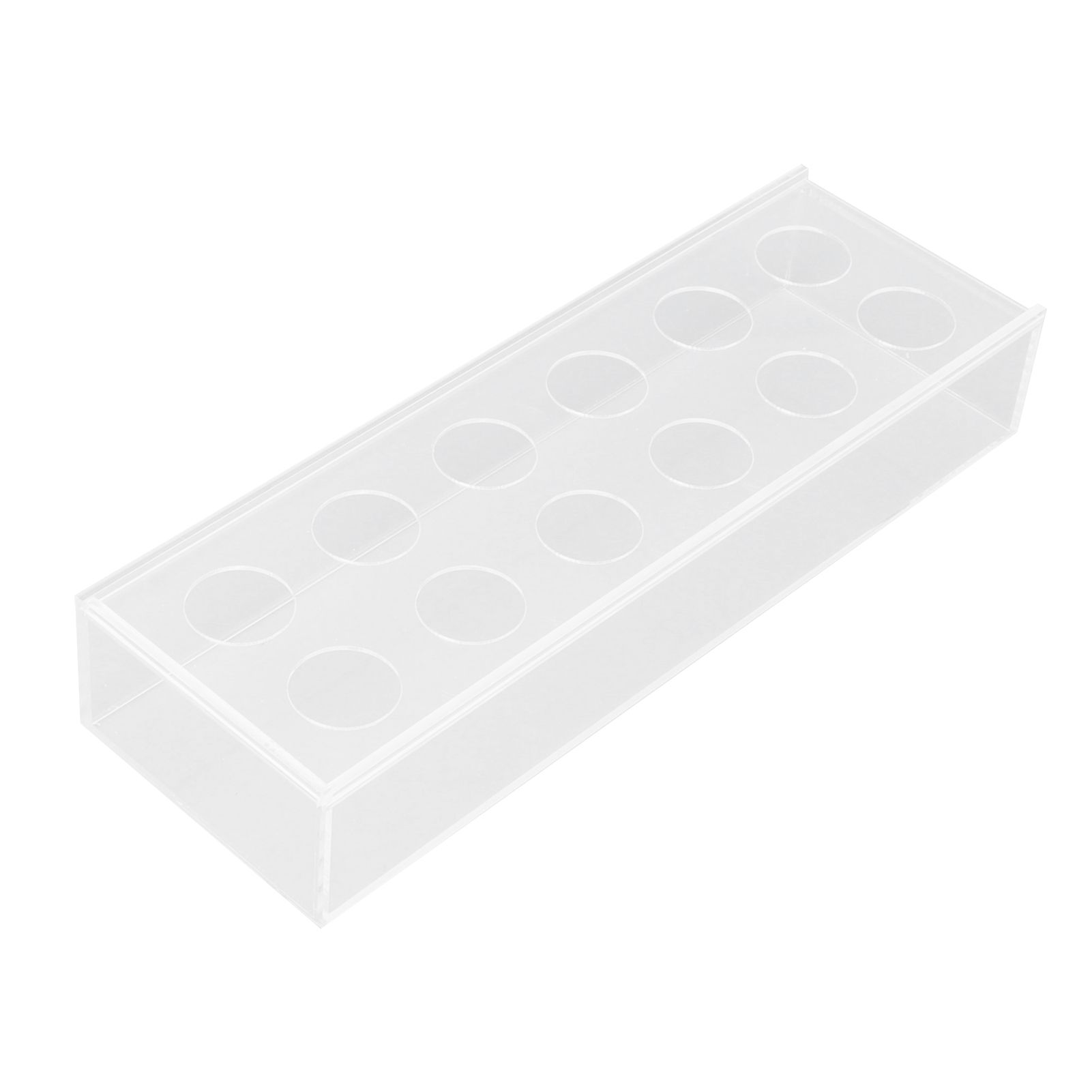 Rectangular Floral Centerpiece Clear Acrylic Flower Vase for Dining Table view 4