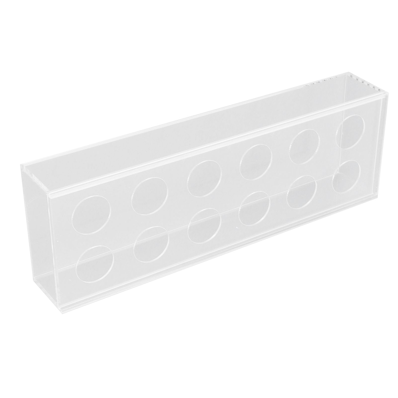 Rectangular Floral Centerpiece Clear Acrylic Flower Vase for Dining Table view 7