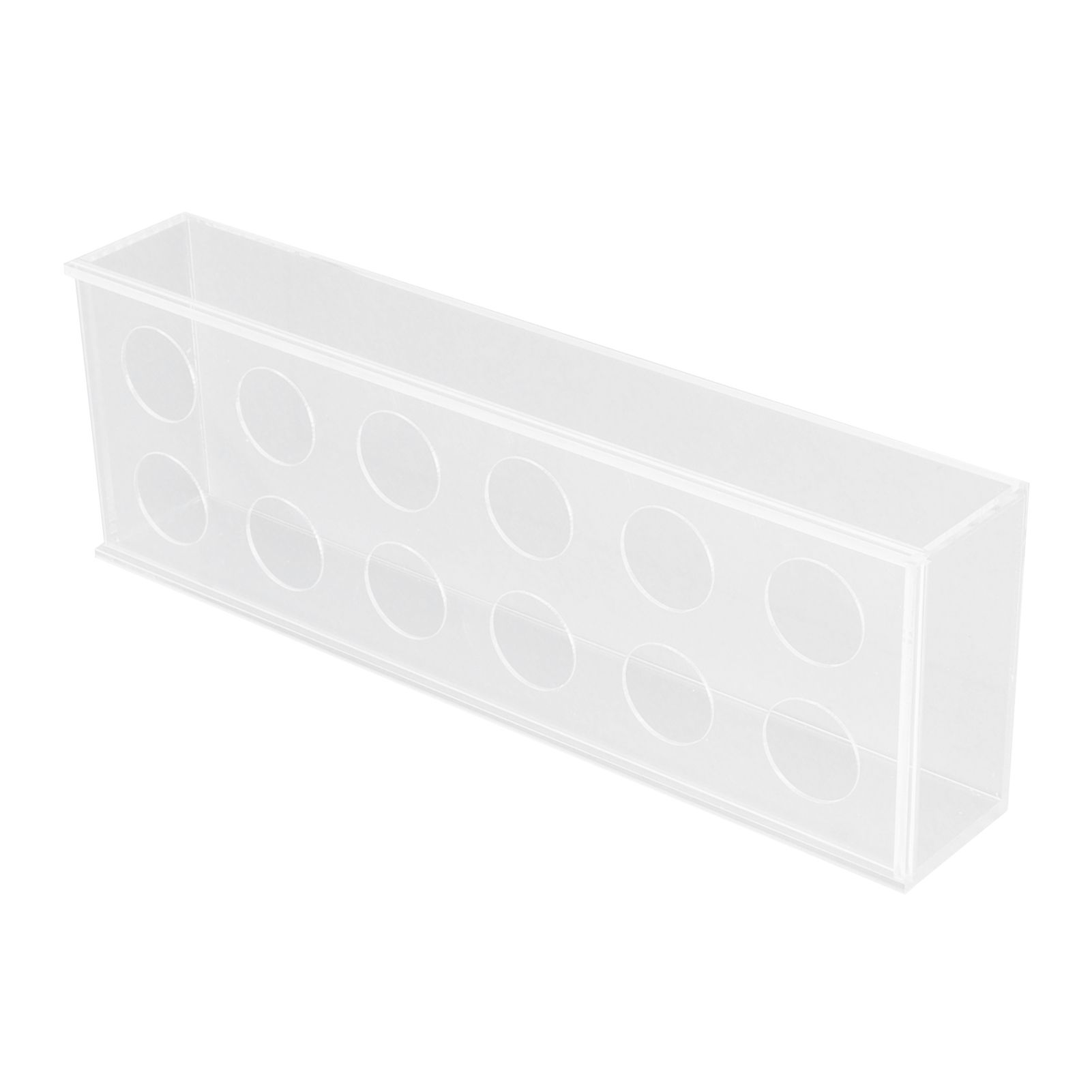 Rectangular Floral Centerpiece Clear Acrylic Flower Vase for Dining Table view 10