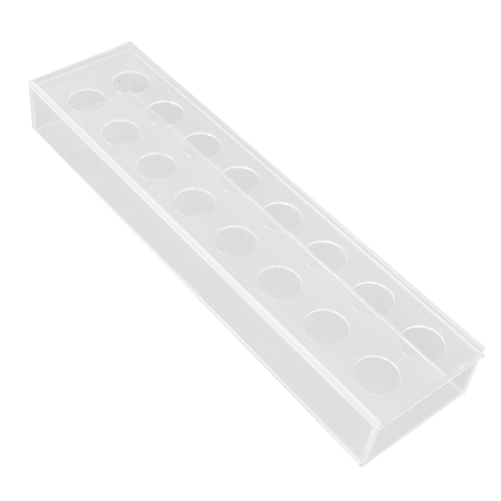 Rectangular Floral Centerpiece Clear Acrylic Flower Vase for Dining Table view 2