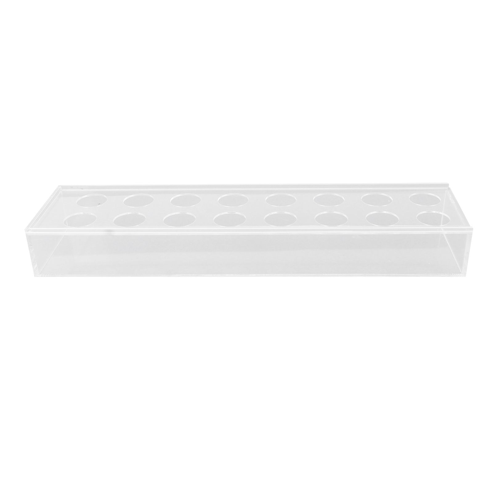 Rectangular Floral Centerpiece Clear Acrylic Flower Vase for Dining Table view 4
