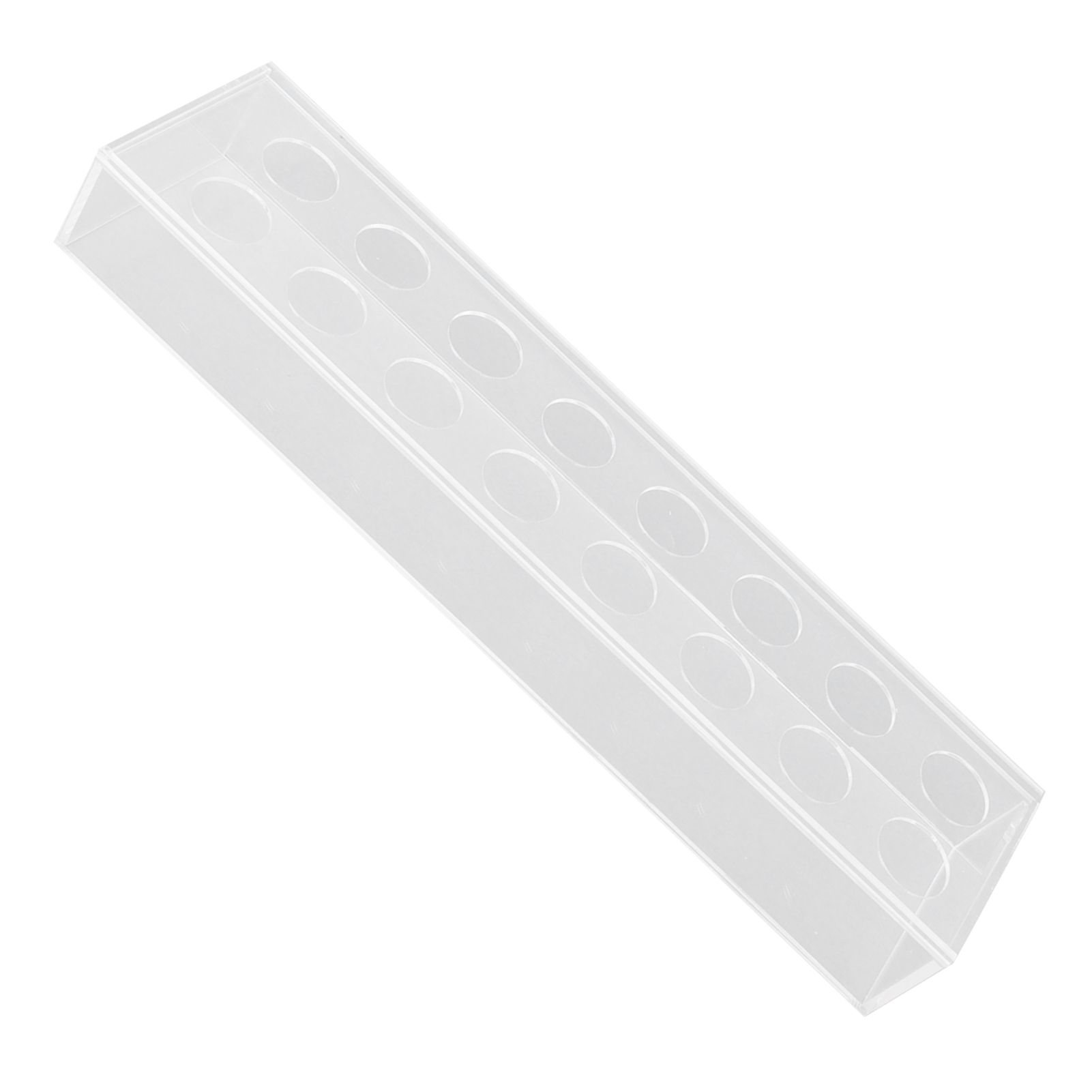 Rectangular Floral Centerpiece Clear Acrylic Flower Vase for Dining Table view 7