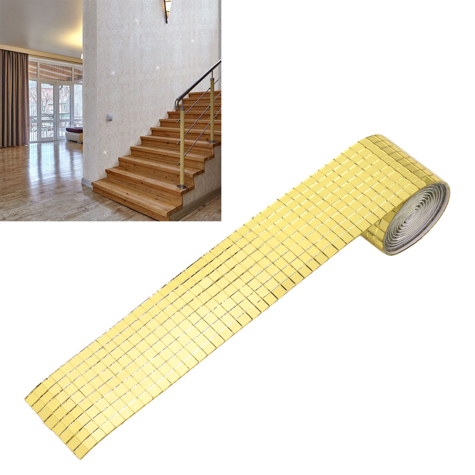 1600Pcs Self Adhesive Mirror Mosaic Sheet Adhesive Mosaic Square Glass Tile view 11