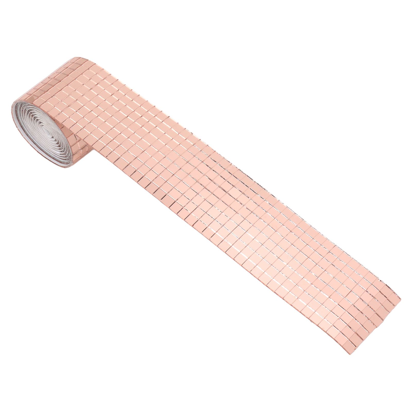 1600Pcs Self Adhesive Mirror Mosaic Sheet Adhesive Mosaic Square Glass Tile