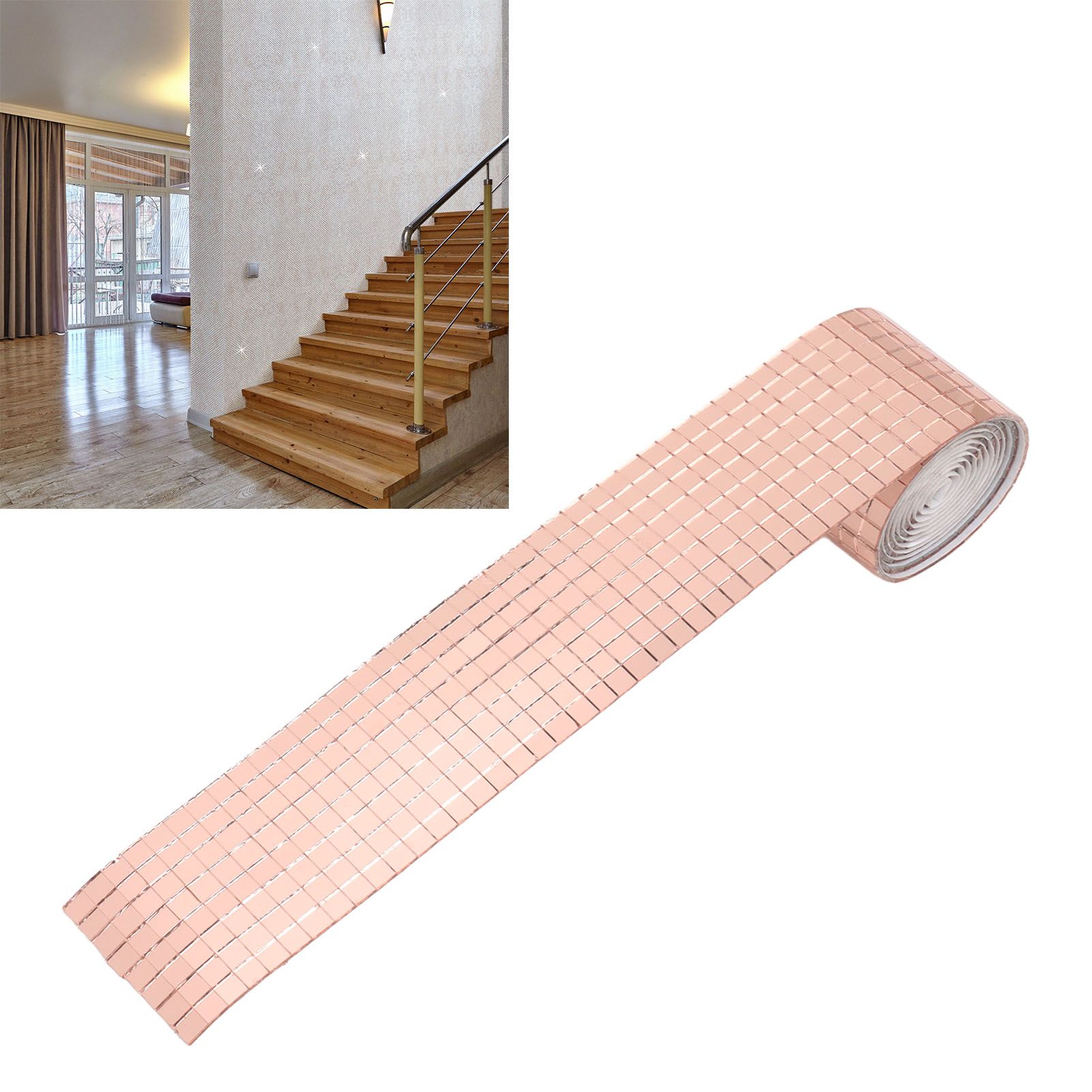 1600Pcs Self Adhesive Mirror Mosaic Sheet Adhesive Mosaic Square Glass Tile view 12