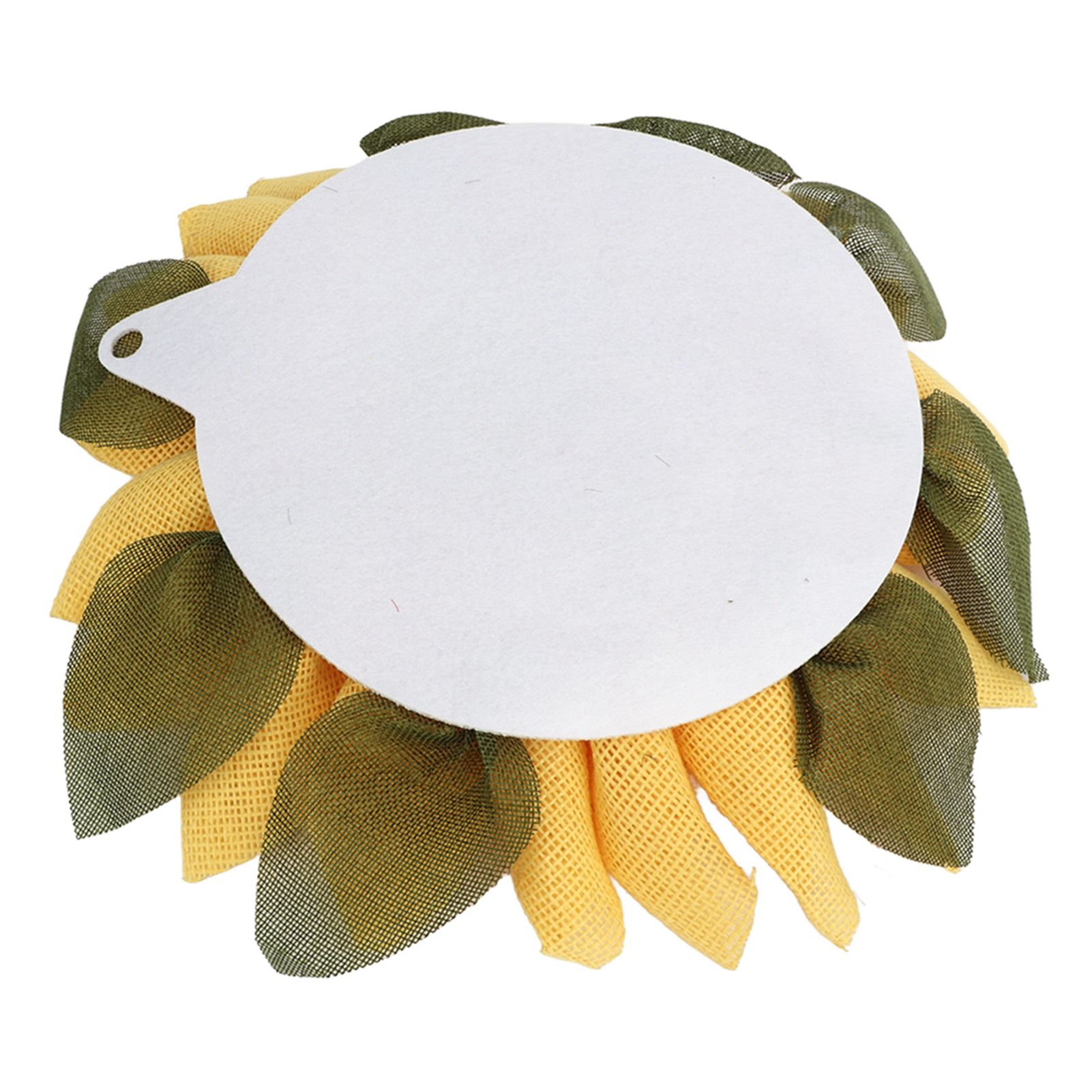 Sunflower Wreath for Front Door Round Artificial Yellow Sunflower Wreath for view 15