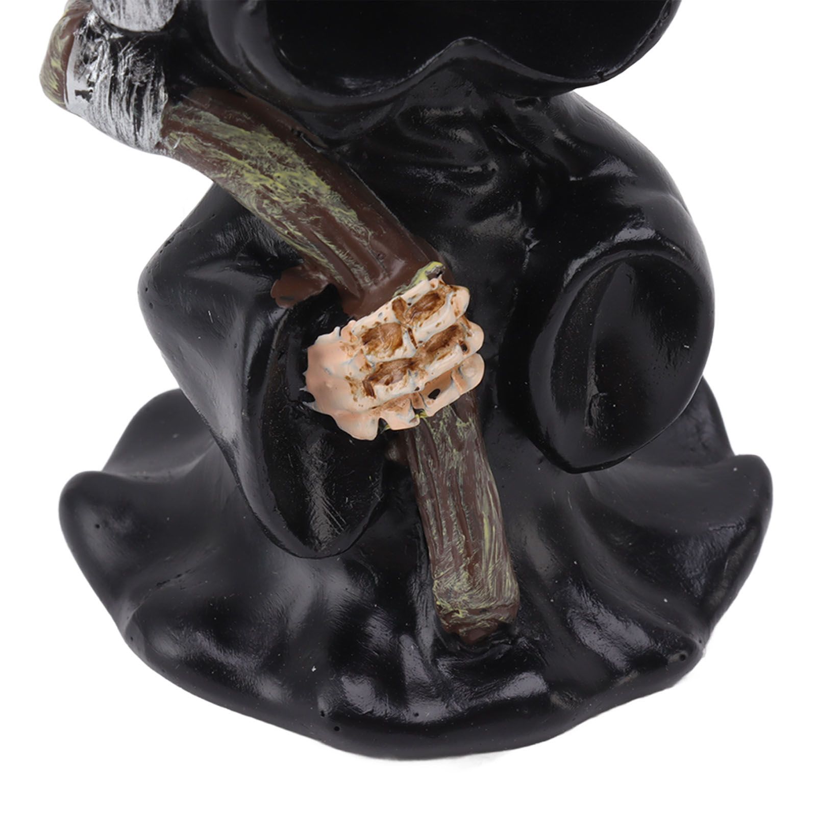 Grim Reaper Sculpture Resin Gothic Desktop Statue Figurine Decoration with view 3