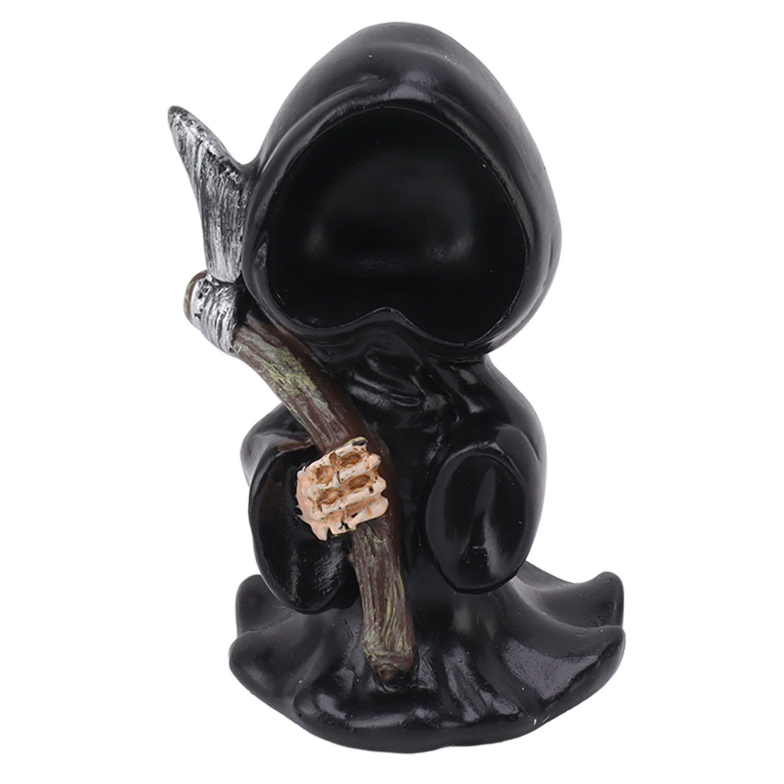 Grim Reaper Sculpture Resin Gothic Desktop Statue Figurine Decoration with view 9