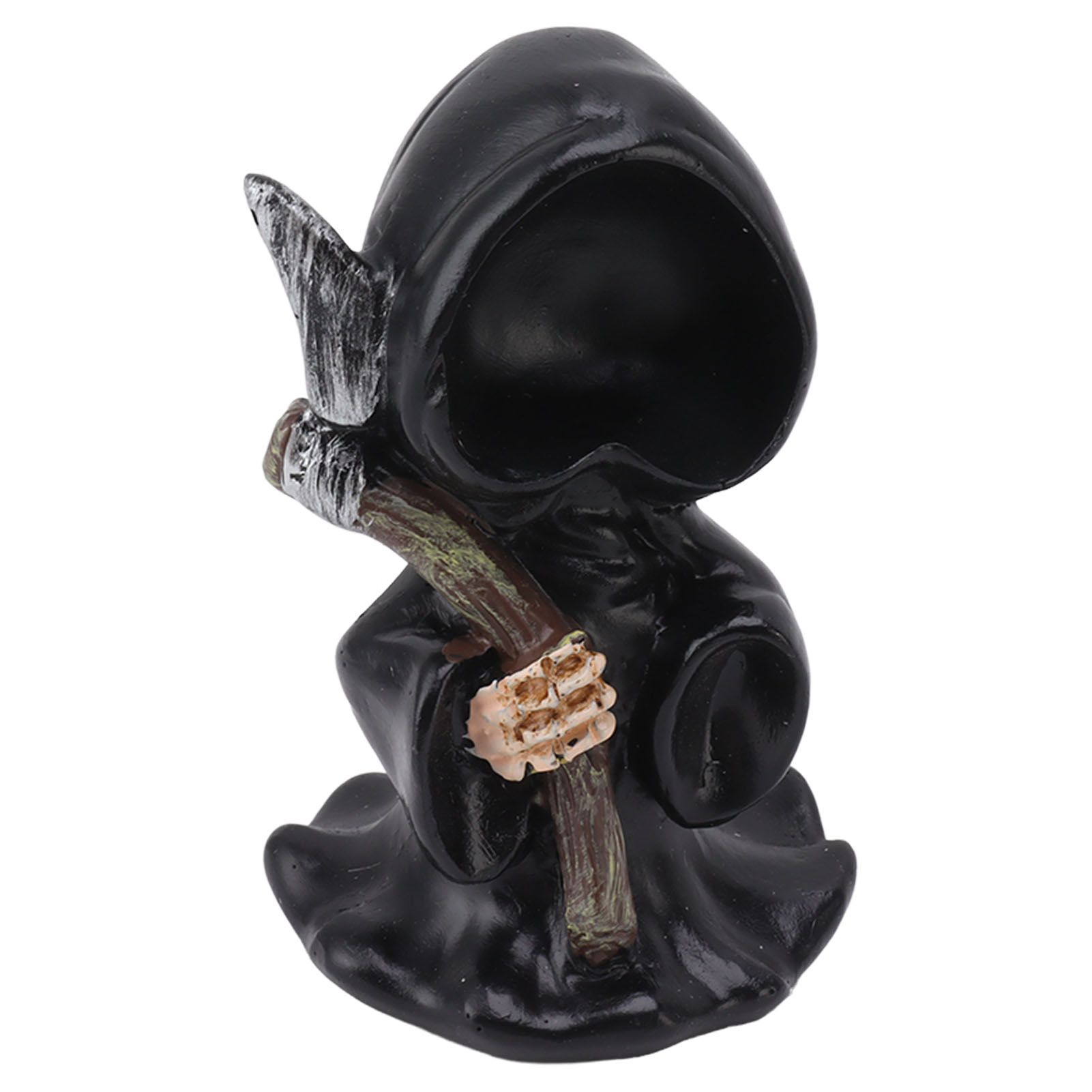 Grim Reaper Sculpture Resin Gothic Desktop Statue Figurine Decoration with view 11