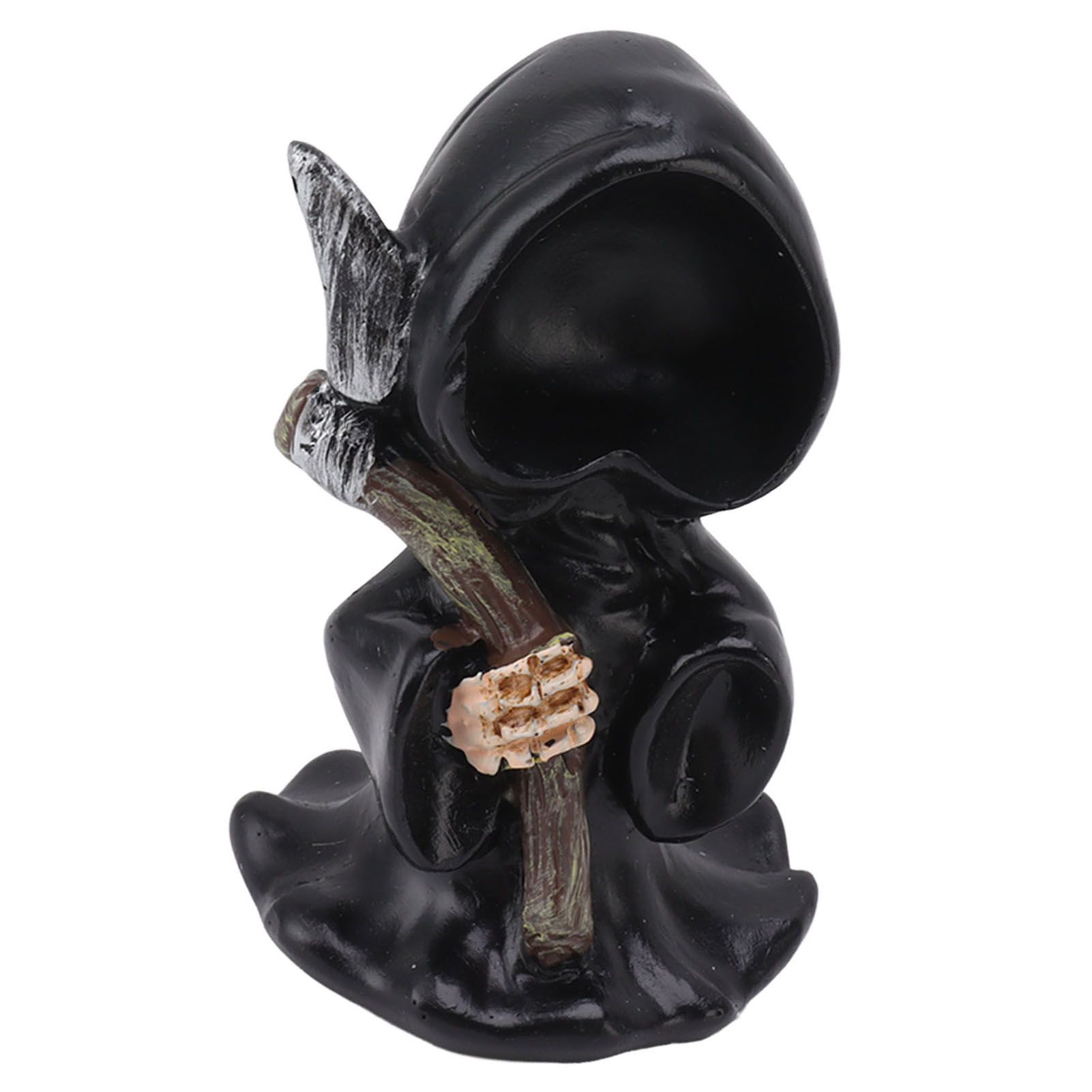 Grim Reaper Sculpture Resin Gothic Desktop Statue Figurine Decoration with view 13
