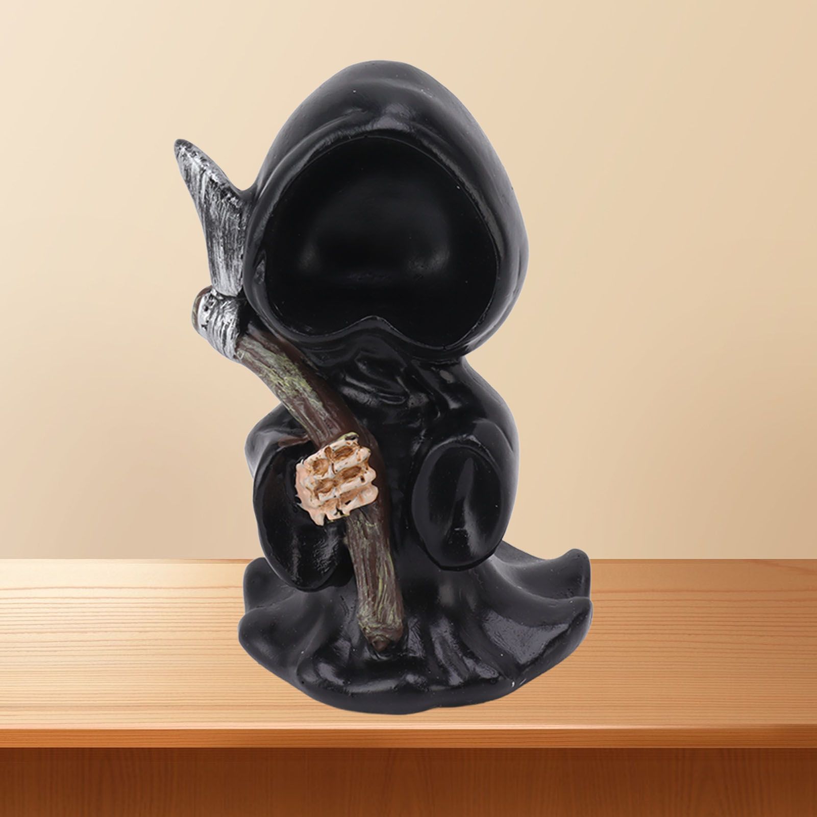Grim Reaper Sculpture Resin Gothic Desktop Statue Figurine Decoration with view 15