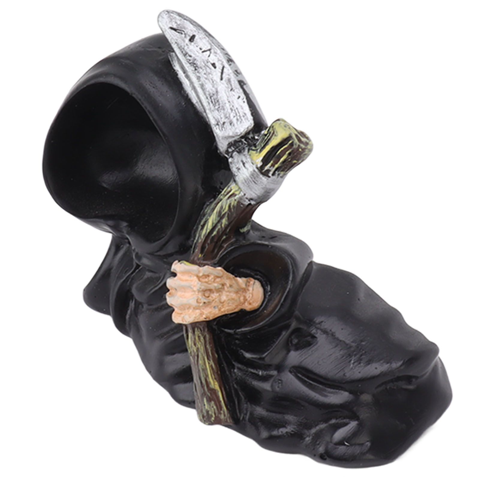 Grim Reaper Sculpture Resin Gothic Desktop Statue Figurine Decoration with view 6
