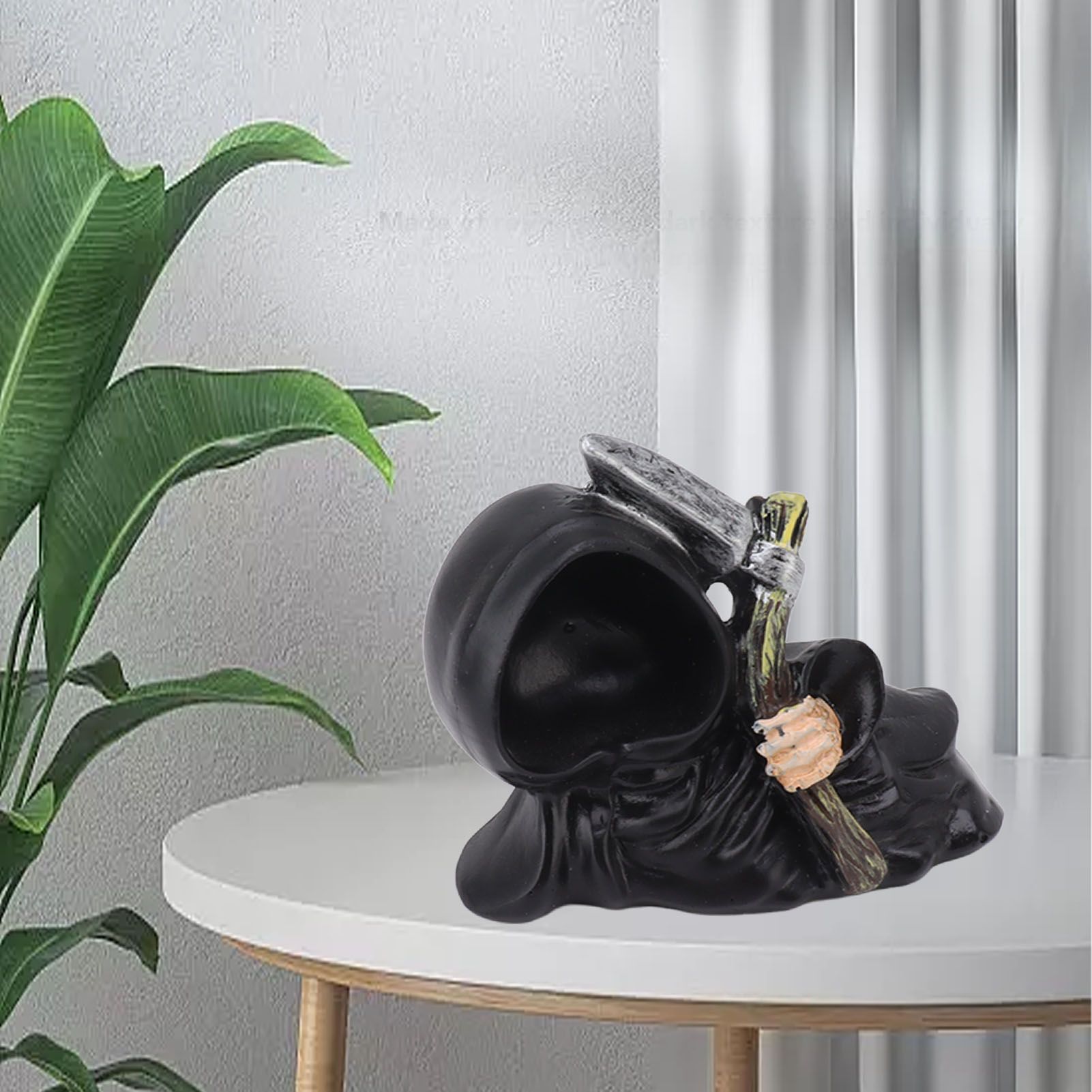 Grim Reaper Sculpture Resin Gothic Desktop Statue Figurine Decoration with view 15