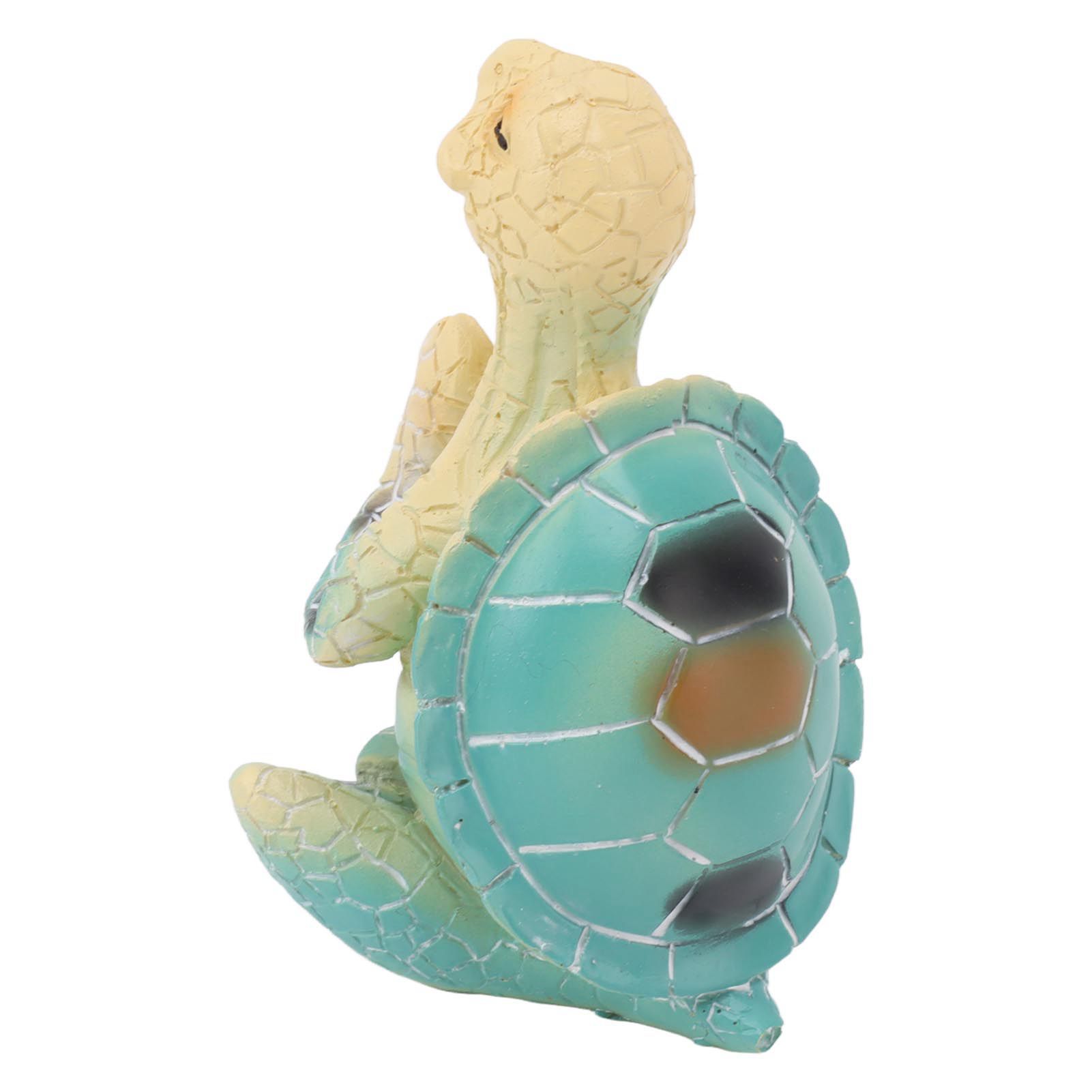 Sea Turtle Yoga Figurine Decoration Summer Meditating Decor Spring Garden view 5