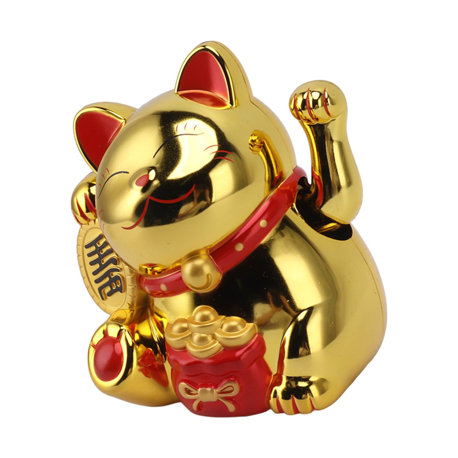 5.5in Electric Waving Arm Fortune Cat Decorative Cute Plastic Cat Ornaments view 8