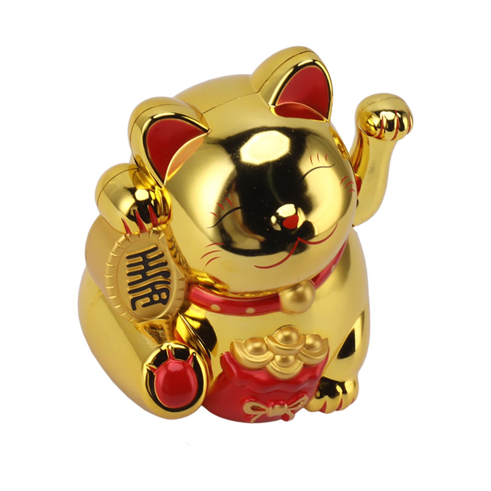5.5in Electric Waving Arm Fortune Cat Decorative Cute Plastic Cat Ornaments view 9