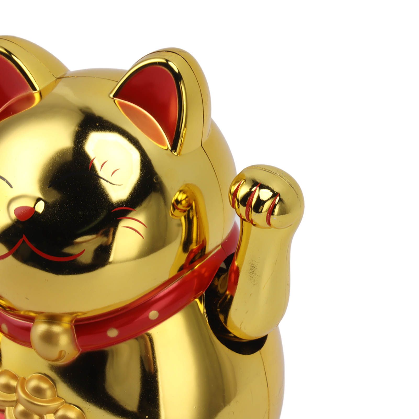 5.5in Electric Waving Arm Fortune Cat Decorative Cute Plastic Cat Ornaments view 14