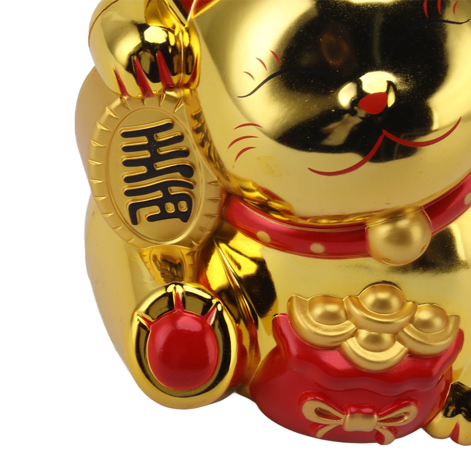 5.5in Electric Waving Arm Fortune Cat Decorative Cute Plastic Cat Ornaments view 15