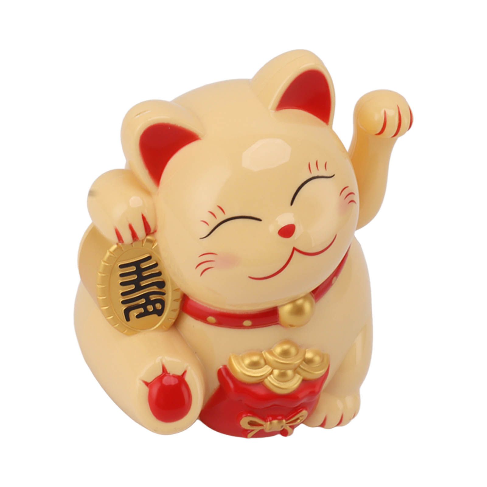 5.5in Electric Waving Arm Fortune Cat Decorative Cute Plastic Cat Ornaments view 9
