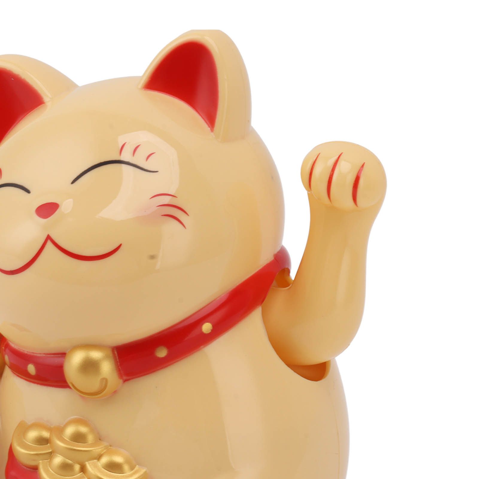 5.5in Electric Waving Arm Fortune Cat Decorative Cute Plastic Cat Ornaments view 14