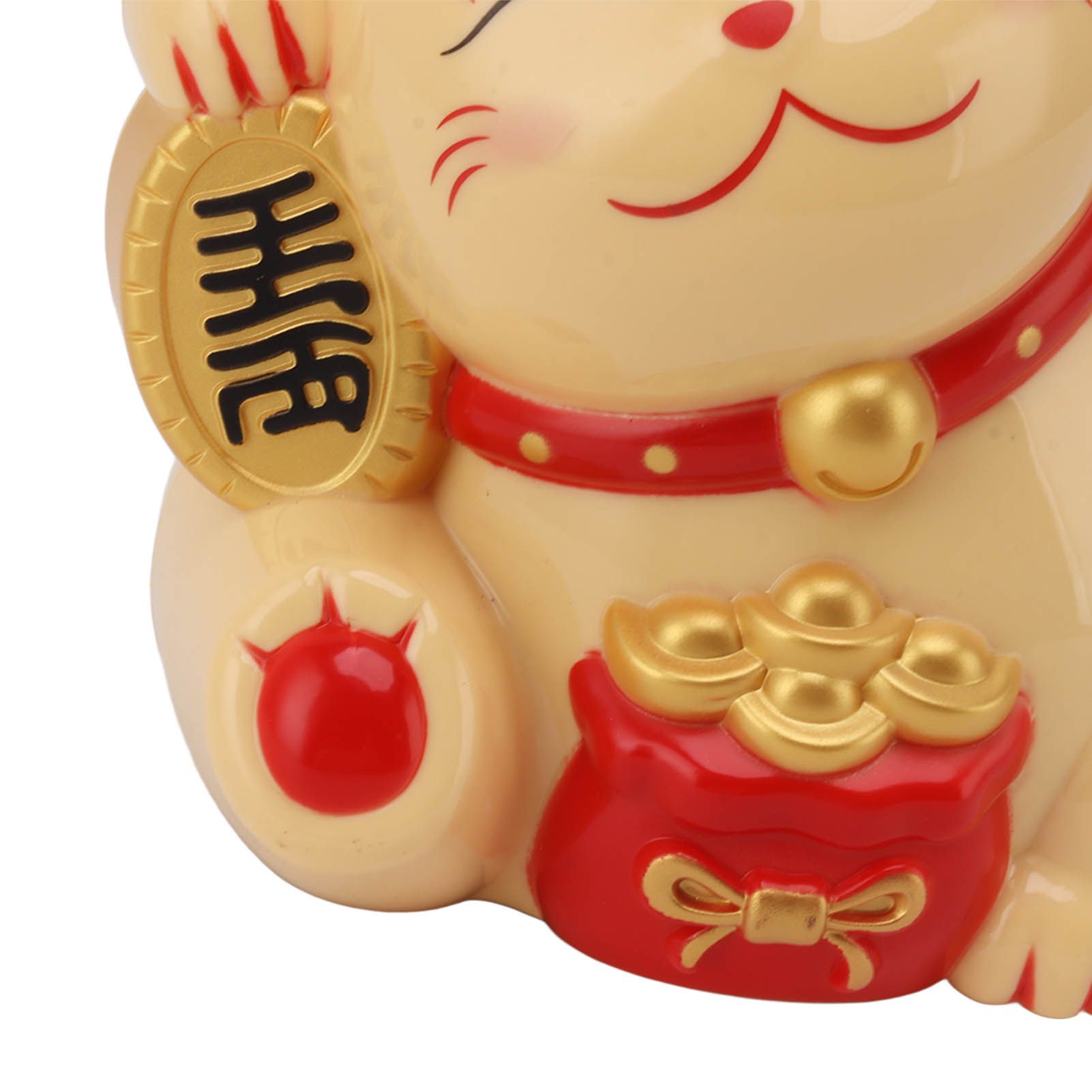 5.5in Electric Waving Arm Fortune Cat Decorative Cute Plastic Cat Ornaments view 15