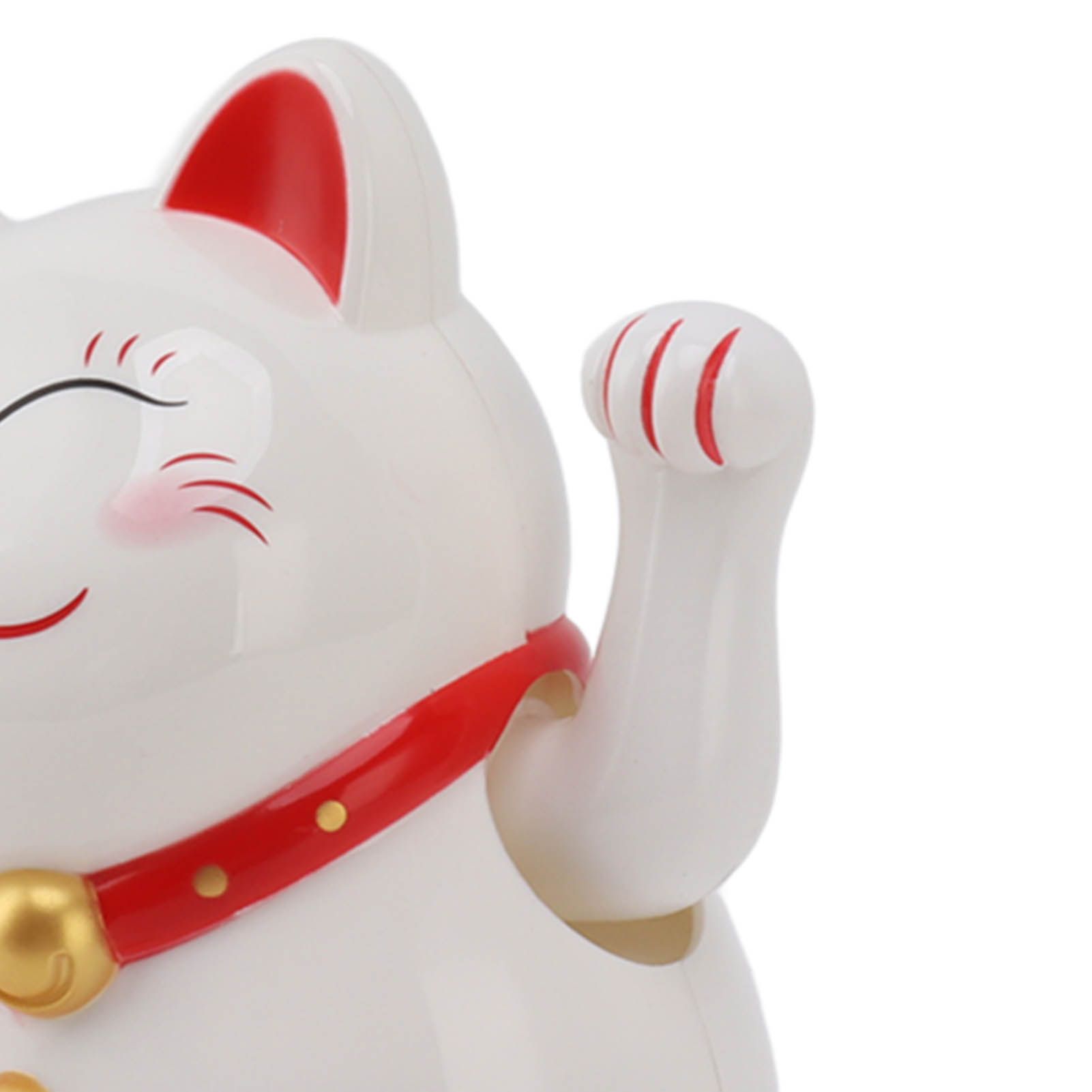 5.5in Electric Waving Arm Fortune Cat Decorative Cute Plastic Cat Ornaments view 14