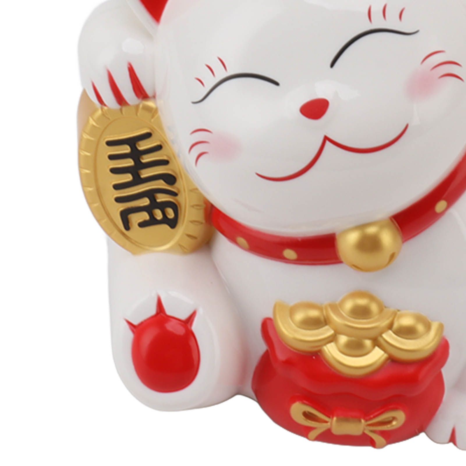 5.5in Electric Waving Arm Fortune Cat Decorative Cute Plastic Cat Ornaments view 15