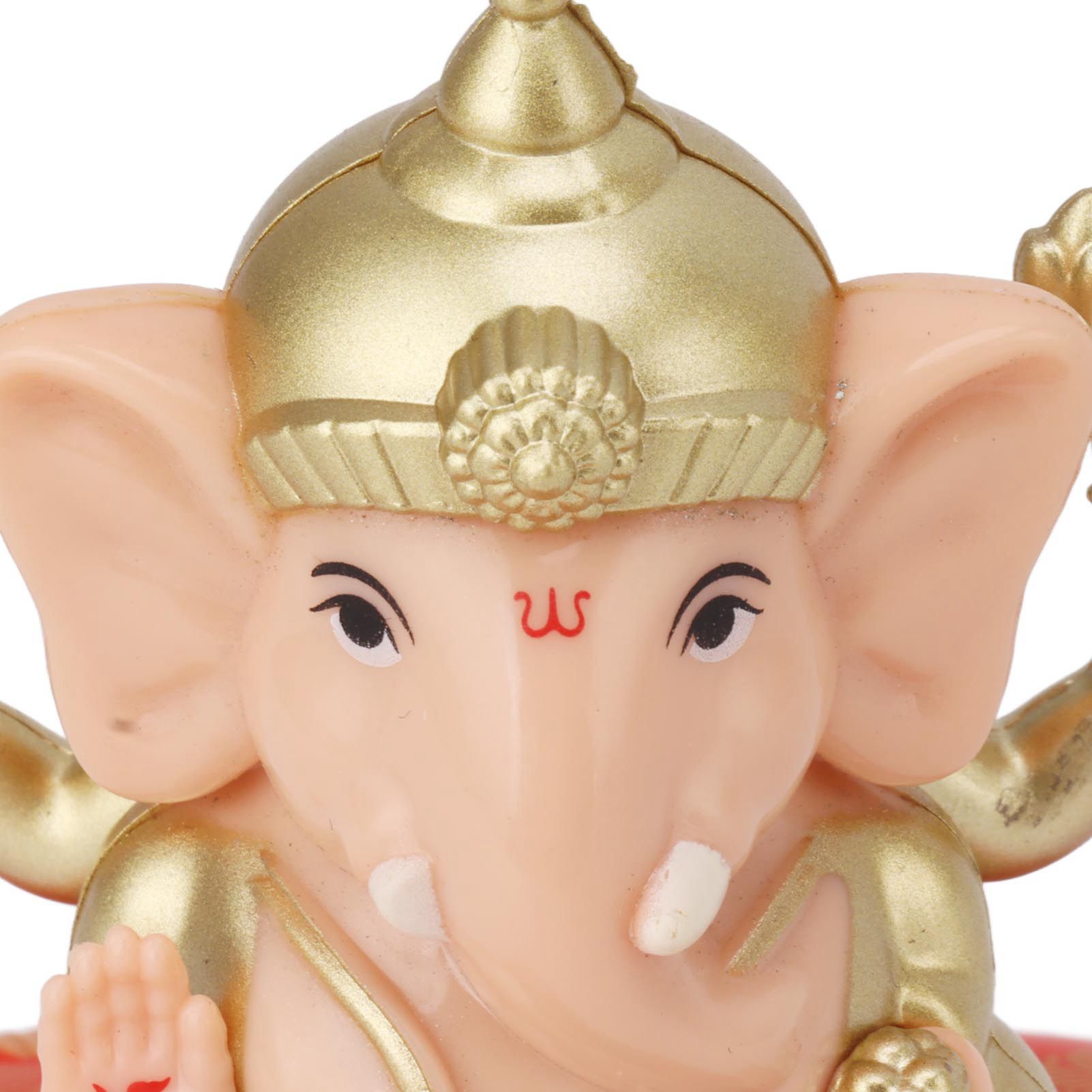 Solar Powered Ganesha Ornament Decoration Ornaments for Home Garden Car Dashboard view 14