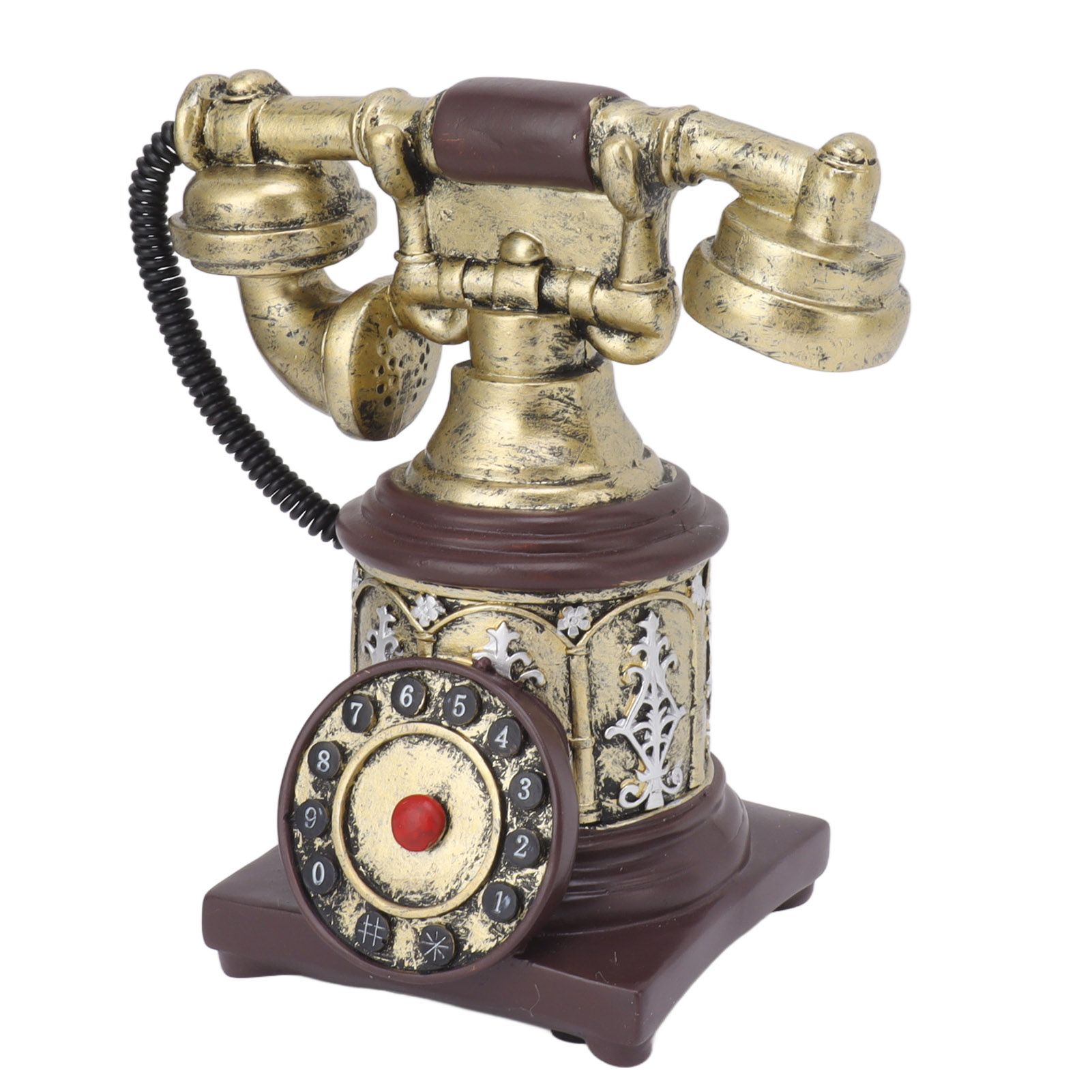 Hand Telephone Decoration Ingenious Vintage Landline Home Decorative for Home view 2