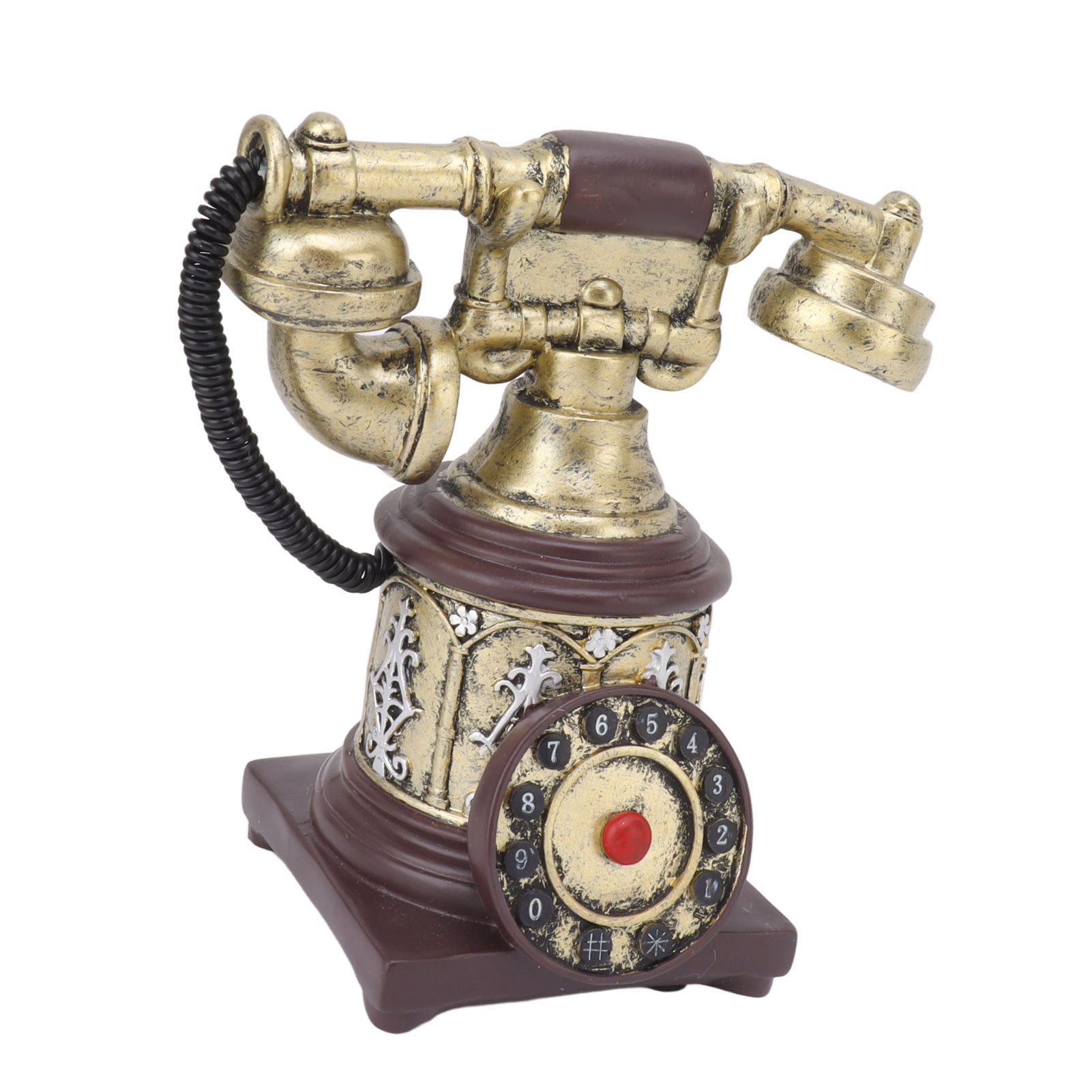 Hand Telephone Decoration Ingenious Vintage Landline Home Decorative for Home view 5