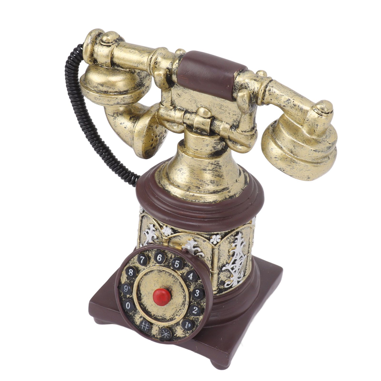 Hand Telephone Decoration Ingenious Vintage Landline Home Decorative for Home view 9