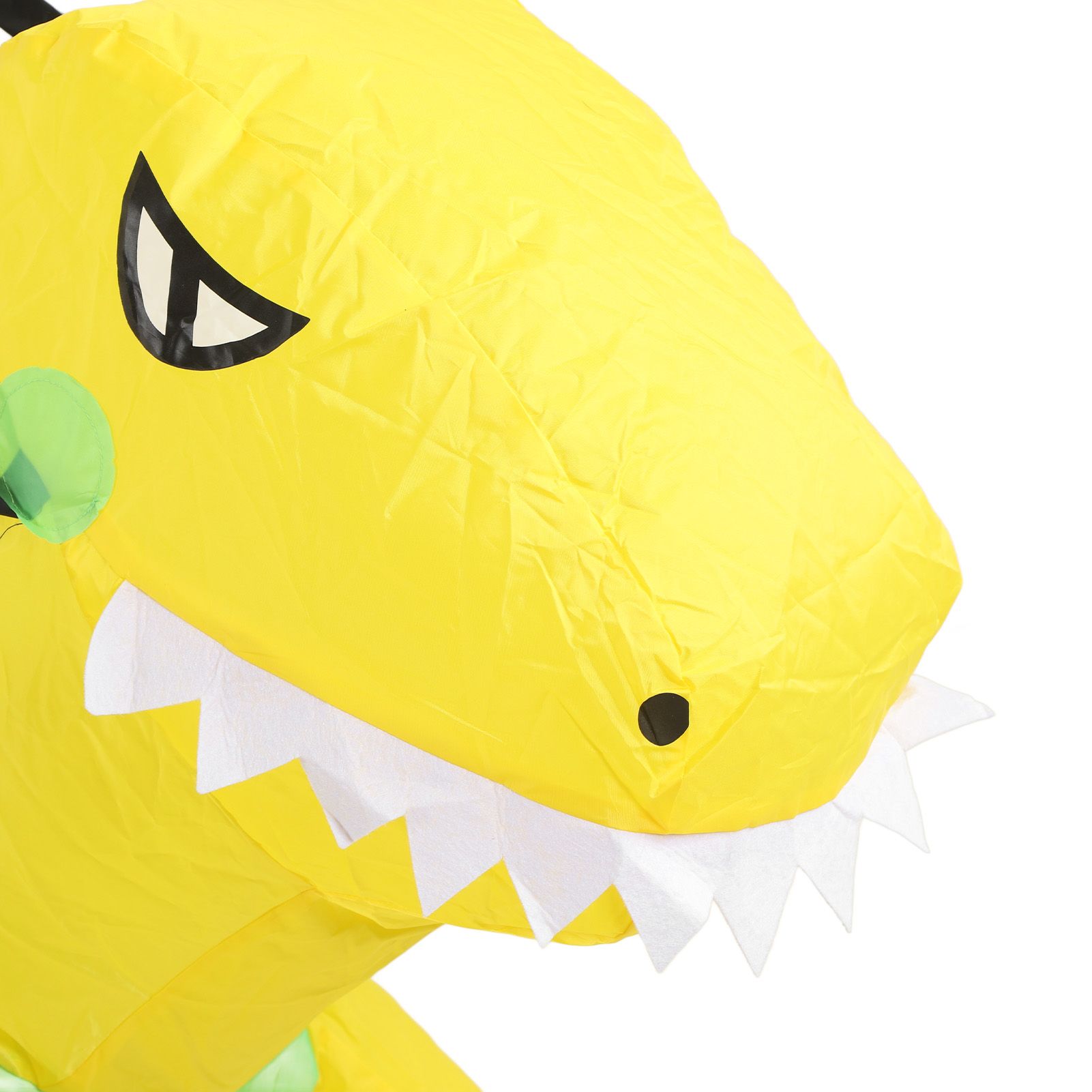 Yellow Dinosaur Inflatable Costume Half Body Model Weird Dinosaur Shape view 13