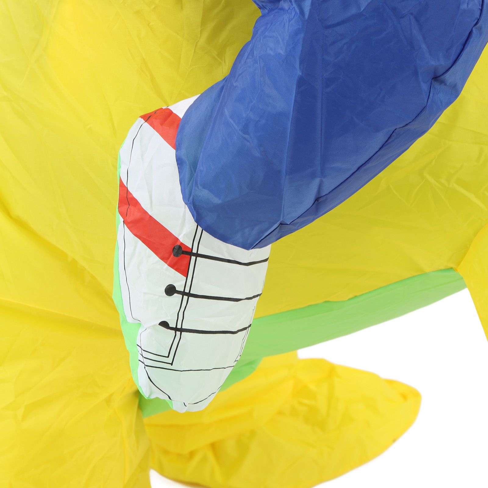 Yellow Dinosaur Inflatable Costume Half Body Model Weird Dinosaur Shape view 15