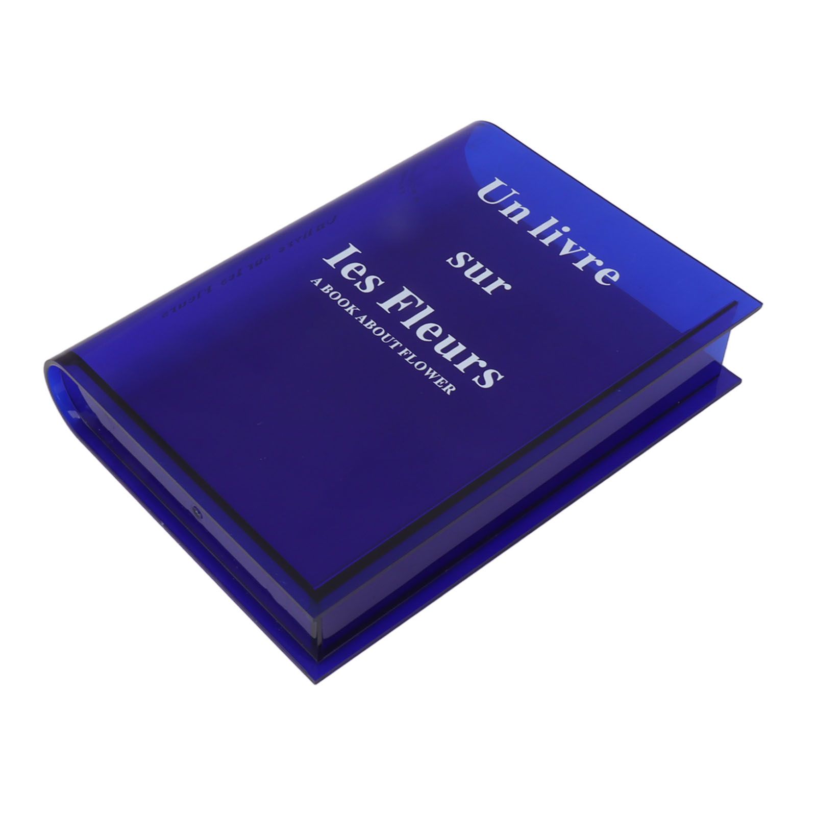 Book Vase for Flowers Acrylic Decorative Transparent Clear Book Shape Flower view 4
