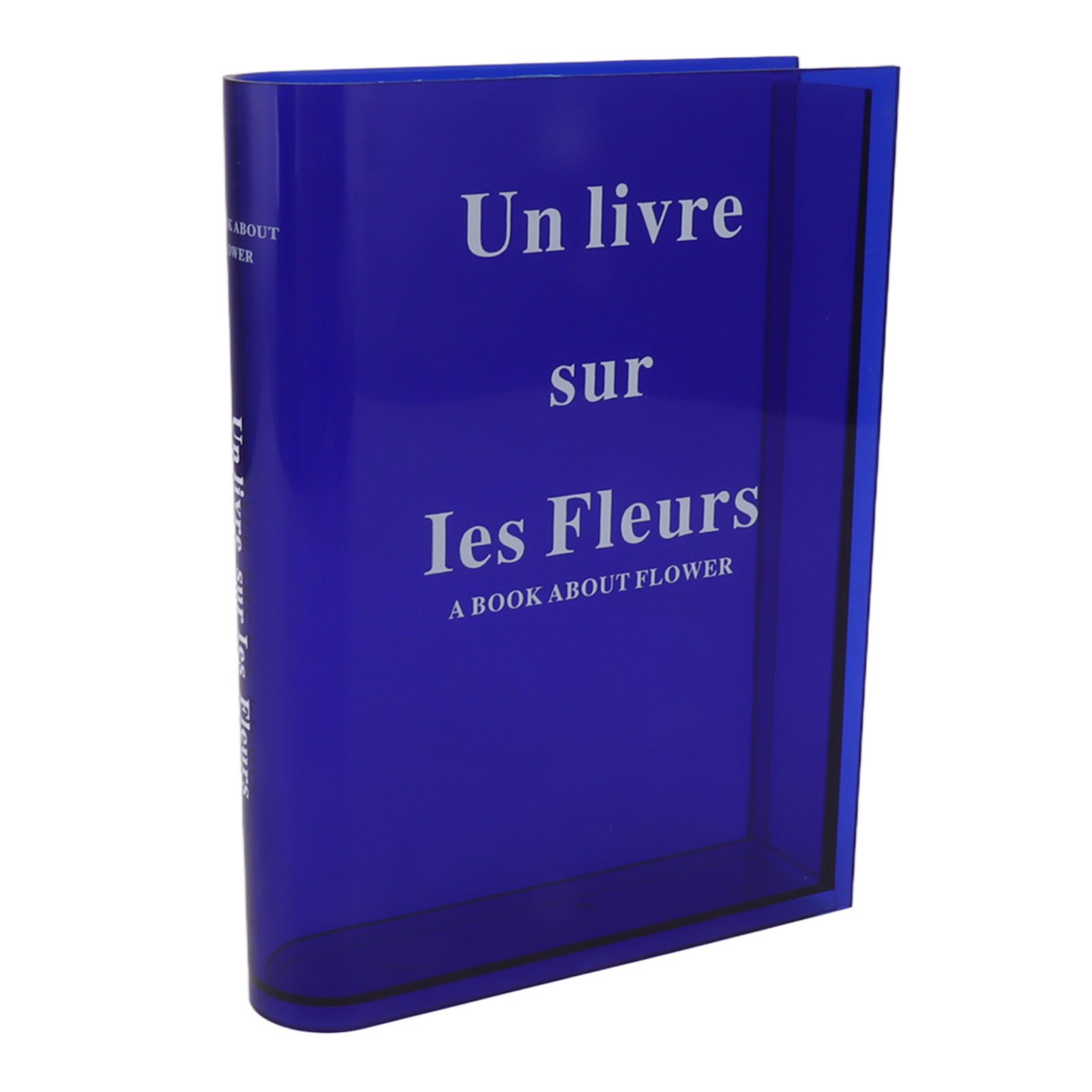 Book Vase for Flowers Acrylic Decorative Transparent Clear Book Shape Flower view 5