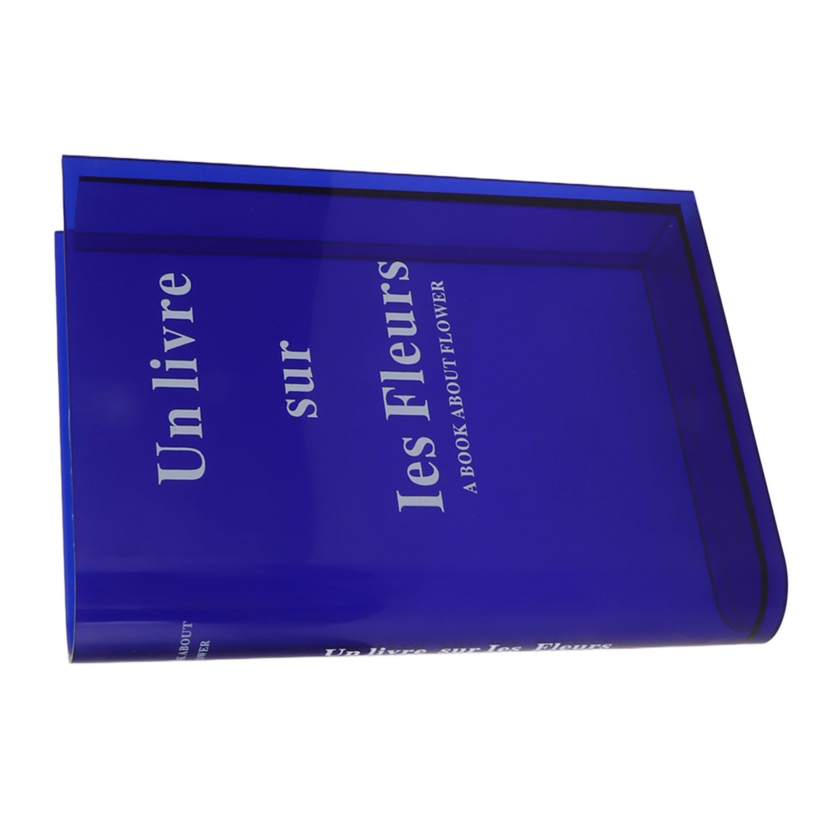 Book Vase for Flowers Acrylic Decorative Transparent Clear Book Shape Flower view 7