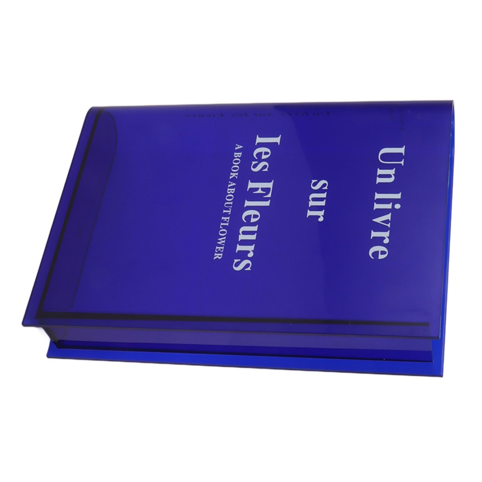 Book Vase for Flowers Acrylic Decorative Transparent Clear Book Shape Flower view 8