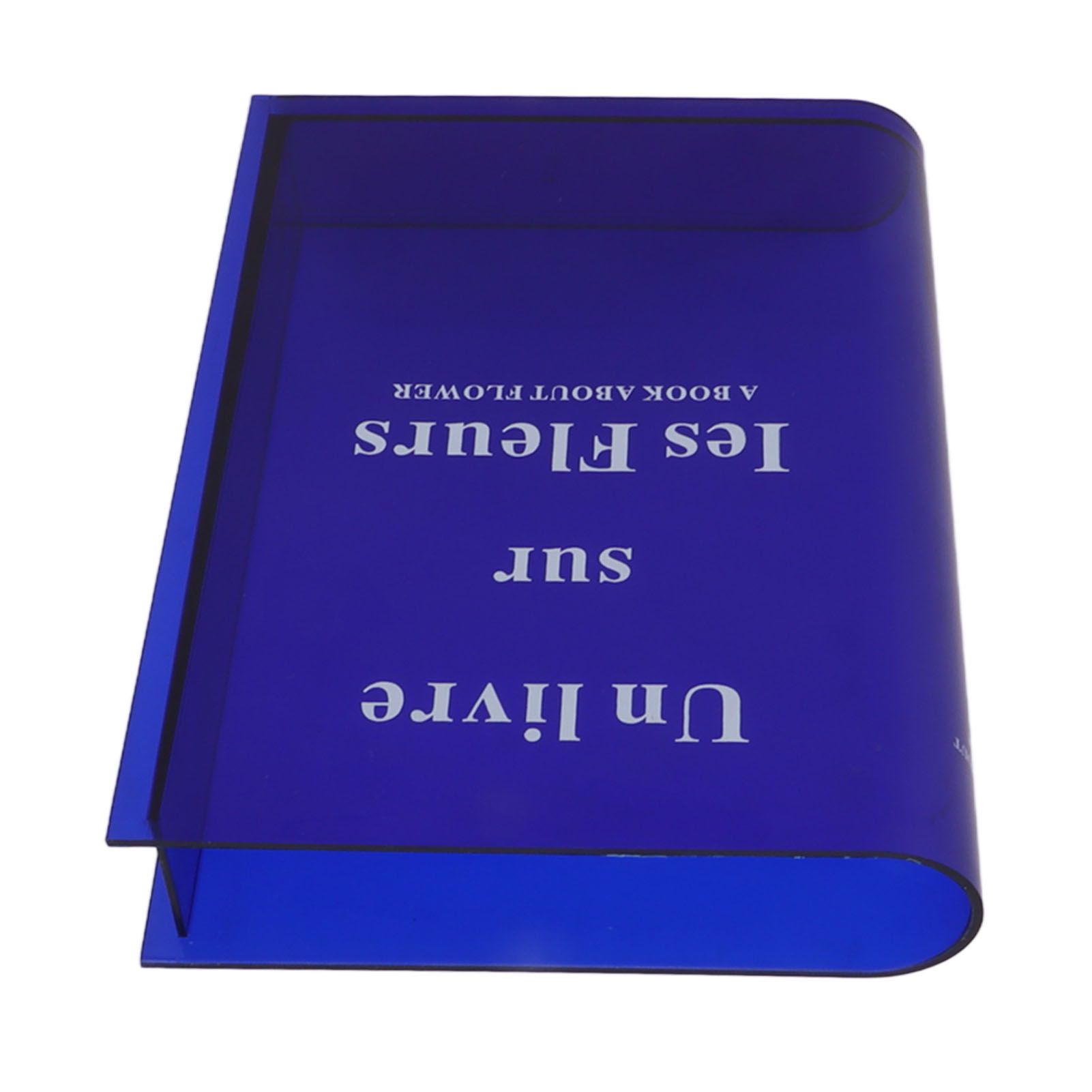 Book Vase for Flowers Acrylic Decorative Transparent Clear Book Shape Flower view 10