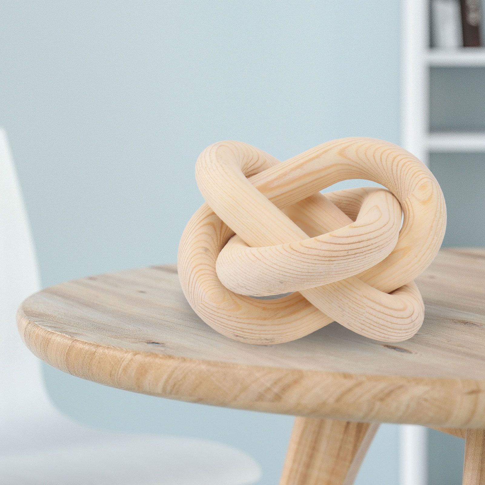 Decorative Wood Chain 3 Link Wood Chain Link Decorations for Home Living Room view 12
