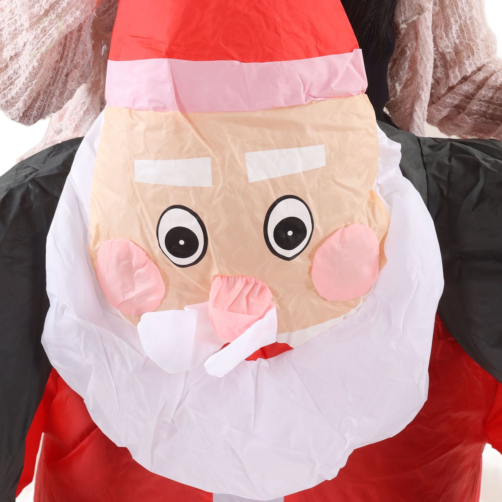 Santa Costume Funny Father Christmas Riding Inflatable Show Party Cosplay Role view 14