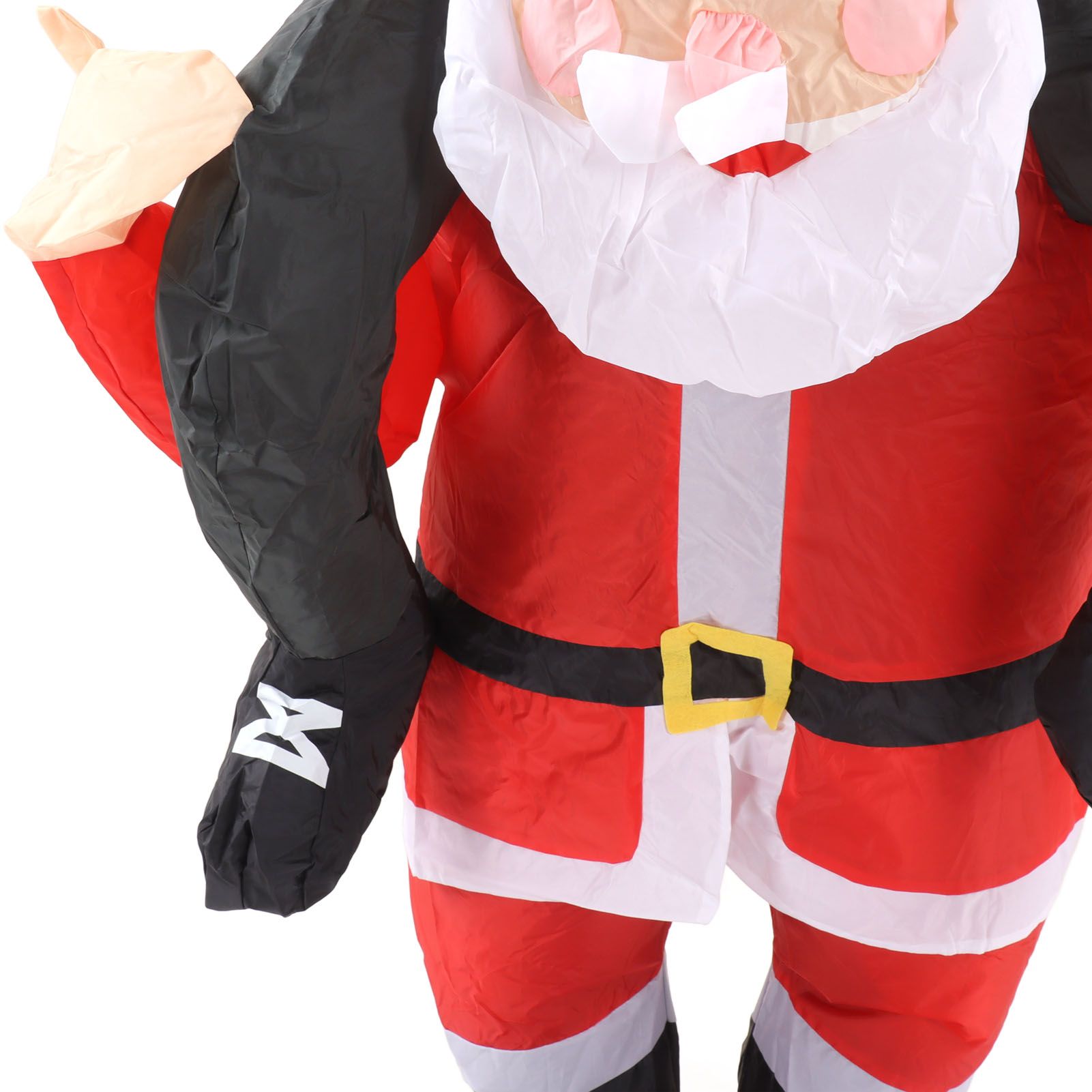 Santa Costume Funny Father Christmas Riding Inflatable Show Party Cosplay Role view 15