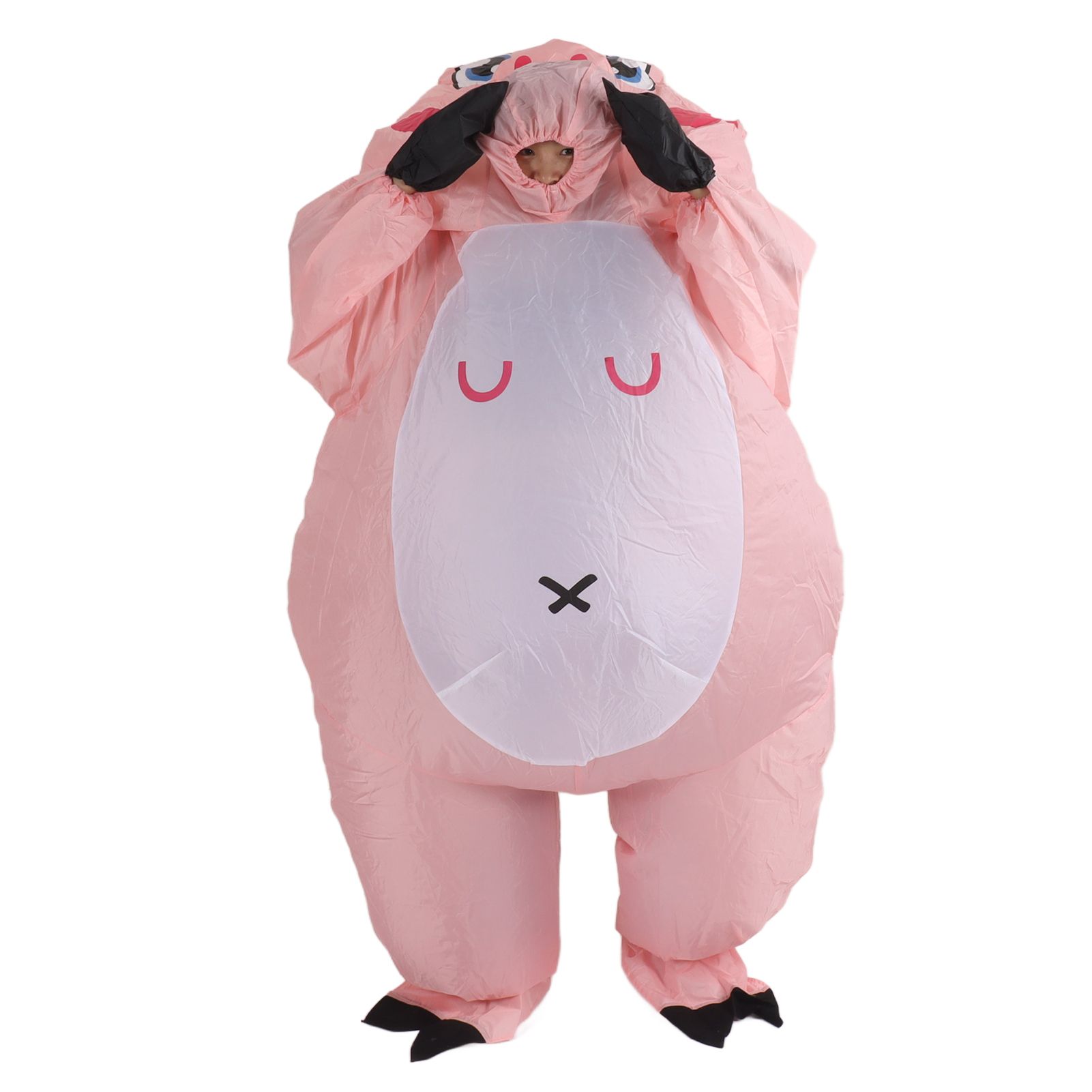 Inflatable Costume Pink Pig Blow Up Halloween Cosplay Dress Jumpsuit Costume view 6