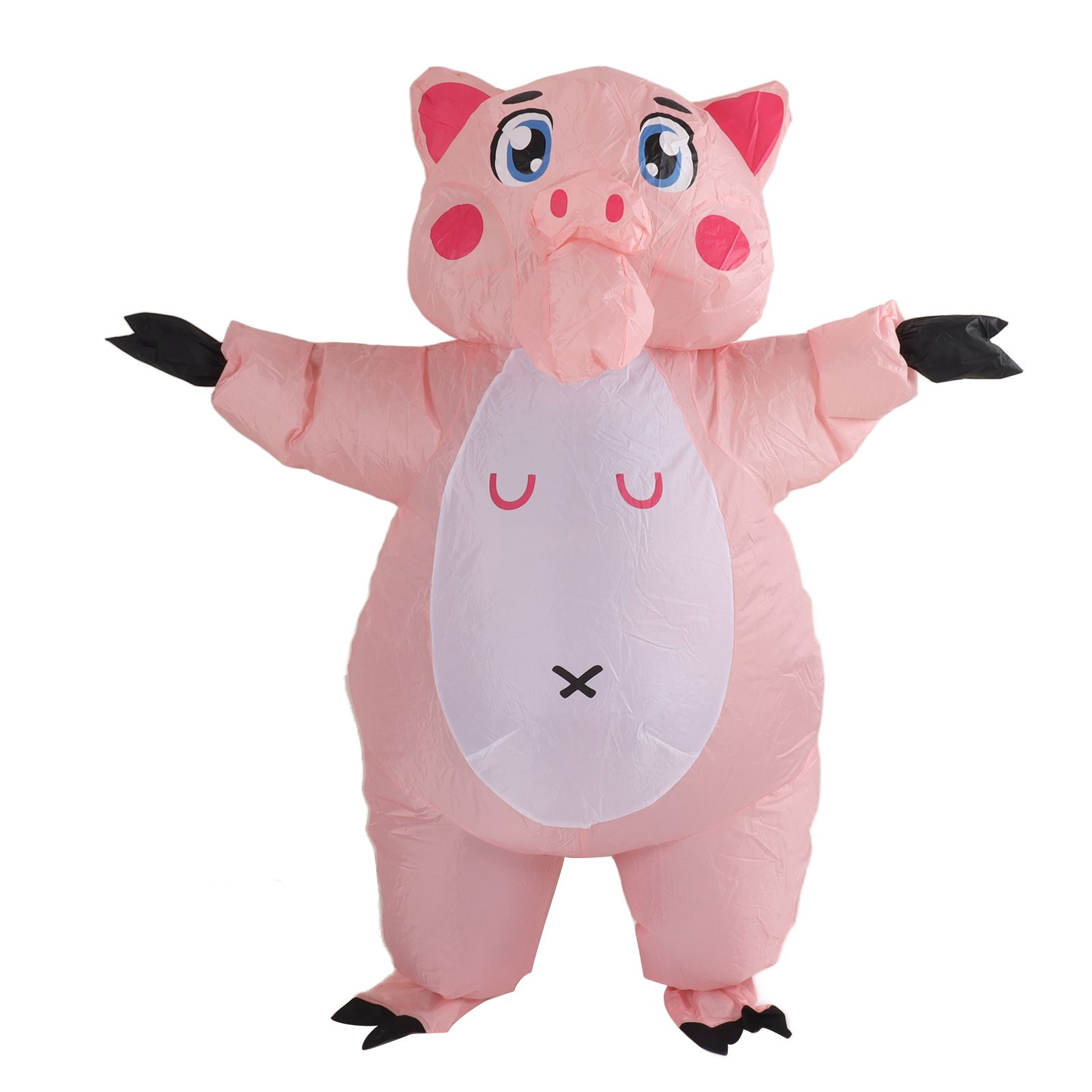 Inflatable Costume Pink Pig Blow Up Halloween Cosplay Dress Jumpsuit Costume view 7