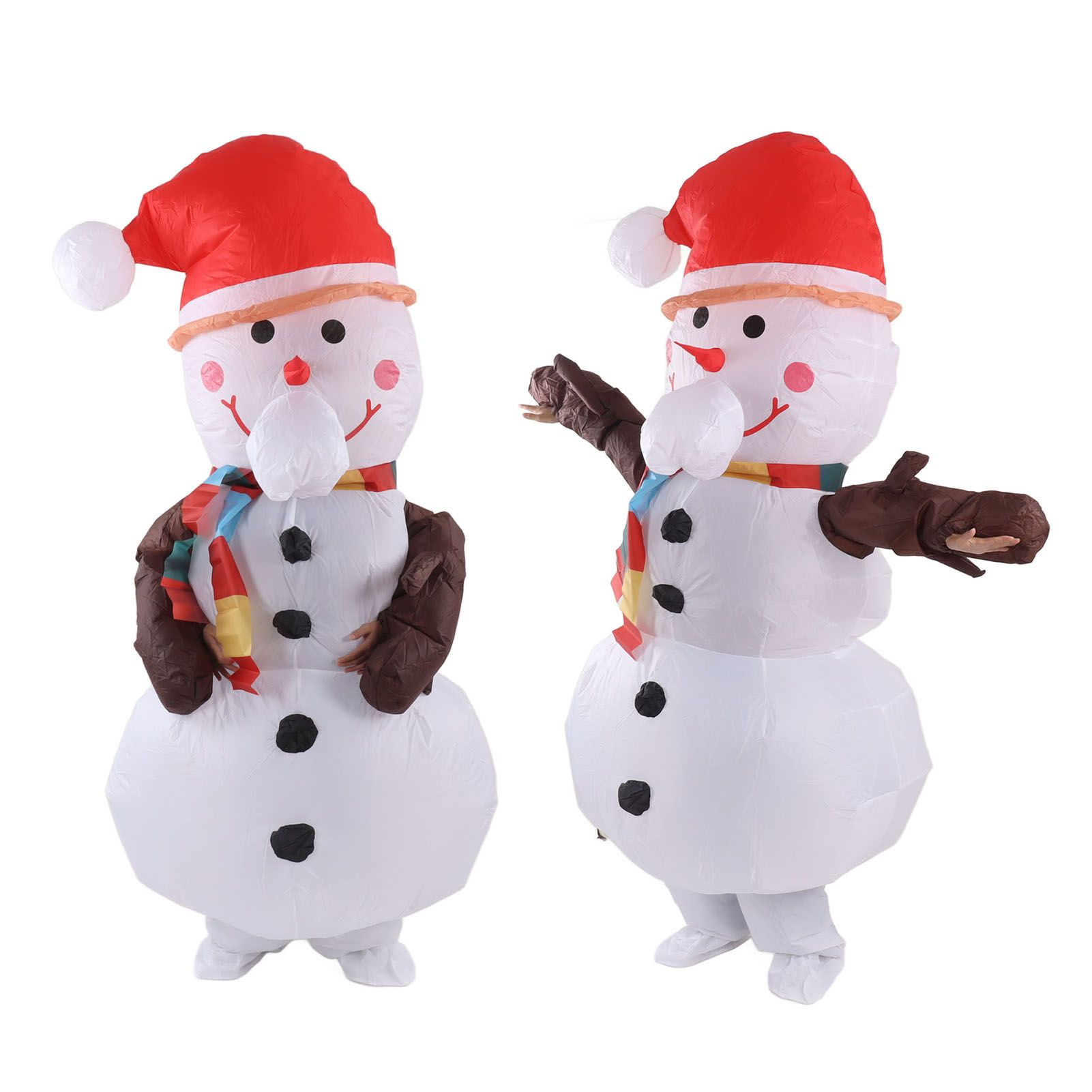 Inflatable Christmas Costume Funny Blow Up Christmas Party Doll Suit for view 3